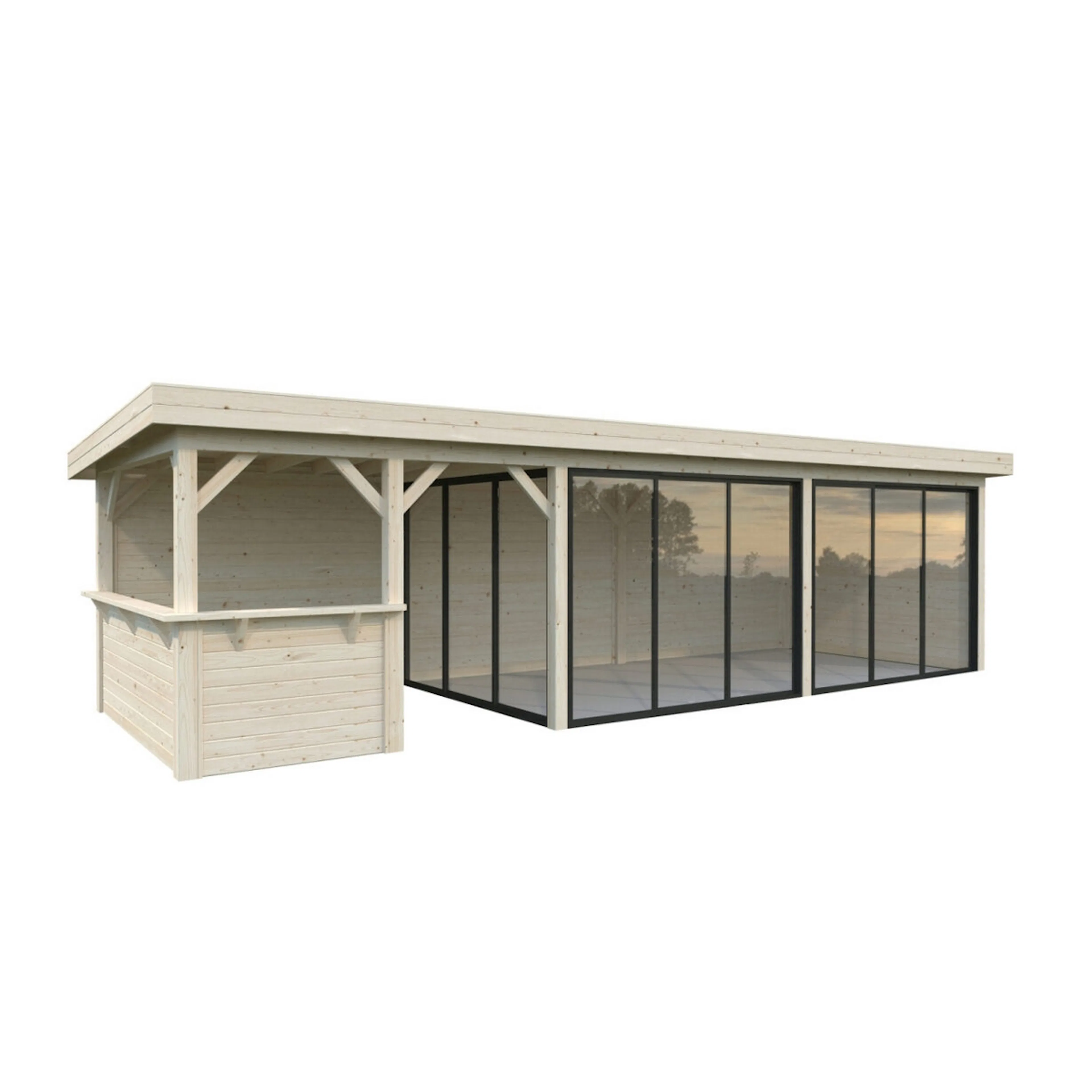 Hagestue Palmako Lenna 24,9 m2 Set 419 Slide