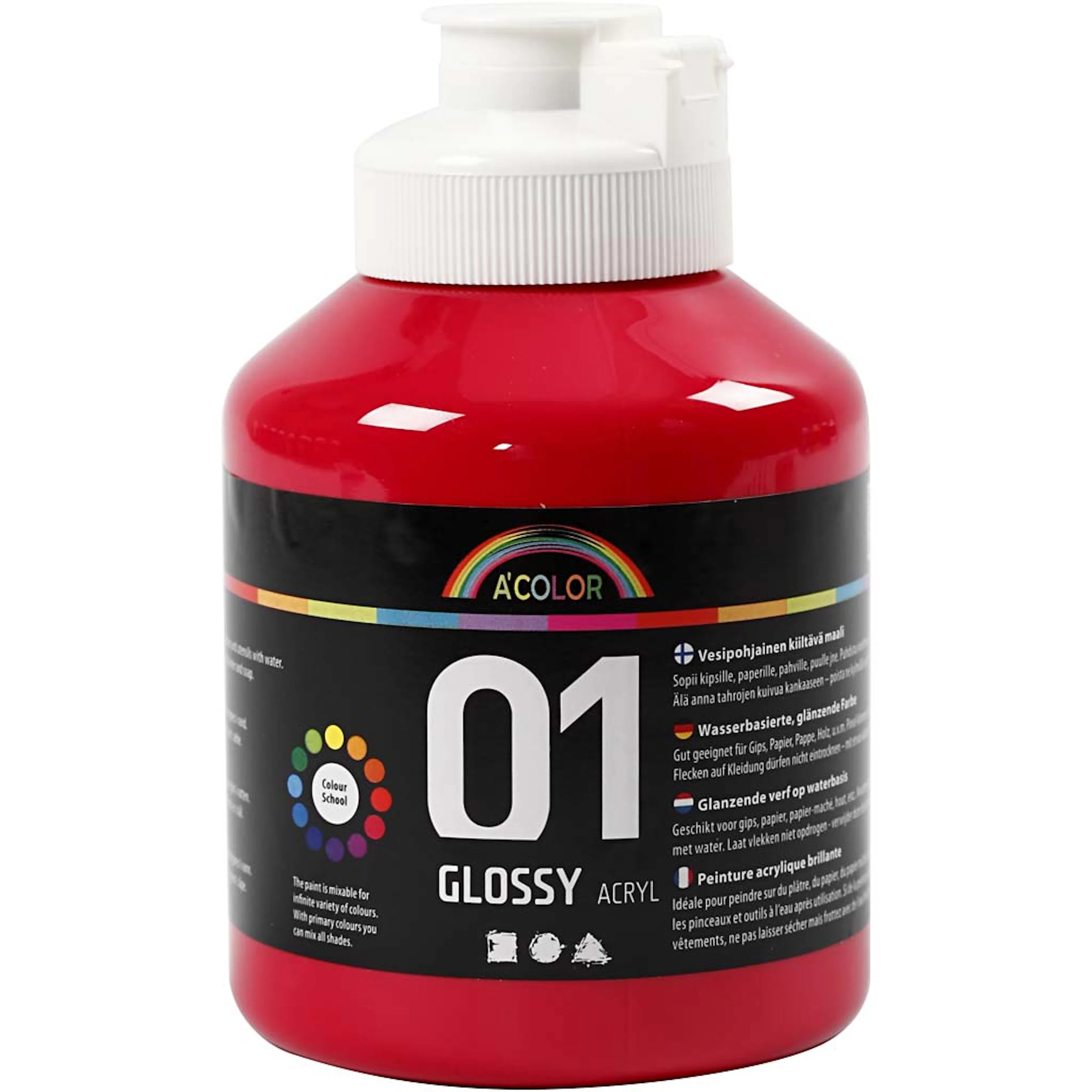 Akrylmaling Creativ Company A-color Nr 01 Blank 500 ml