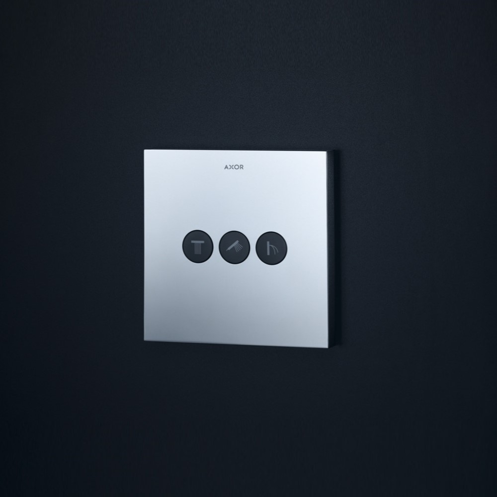 Inbyggnadsblandare Axor ShowerSelect Square 3-utlopp