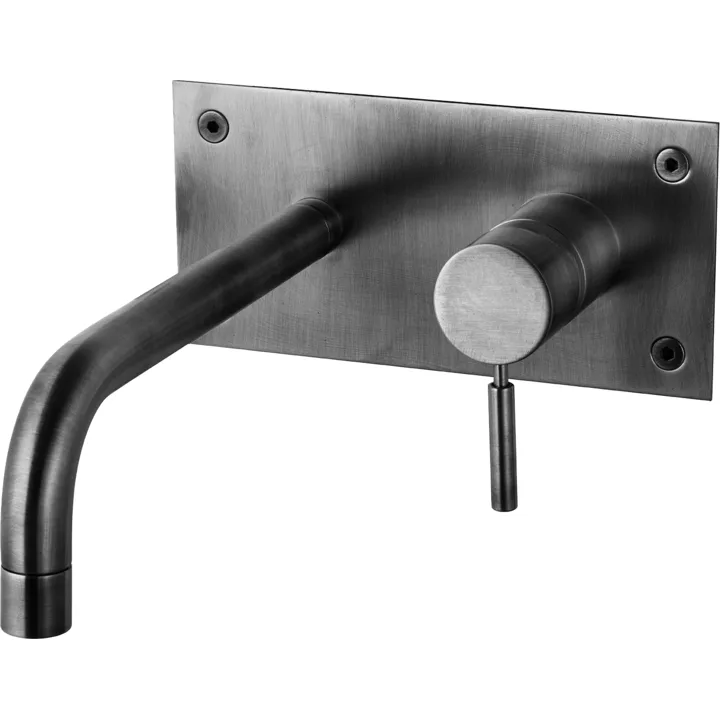 Børstet Black Chrome