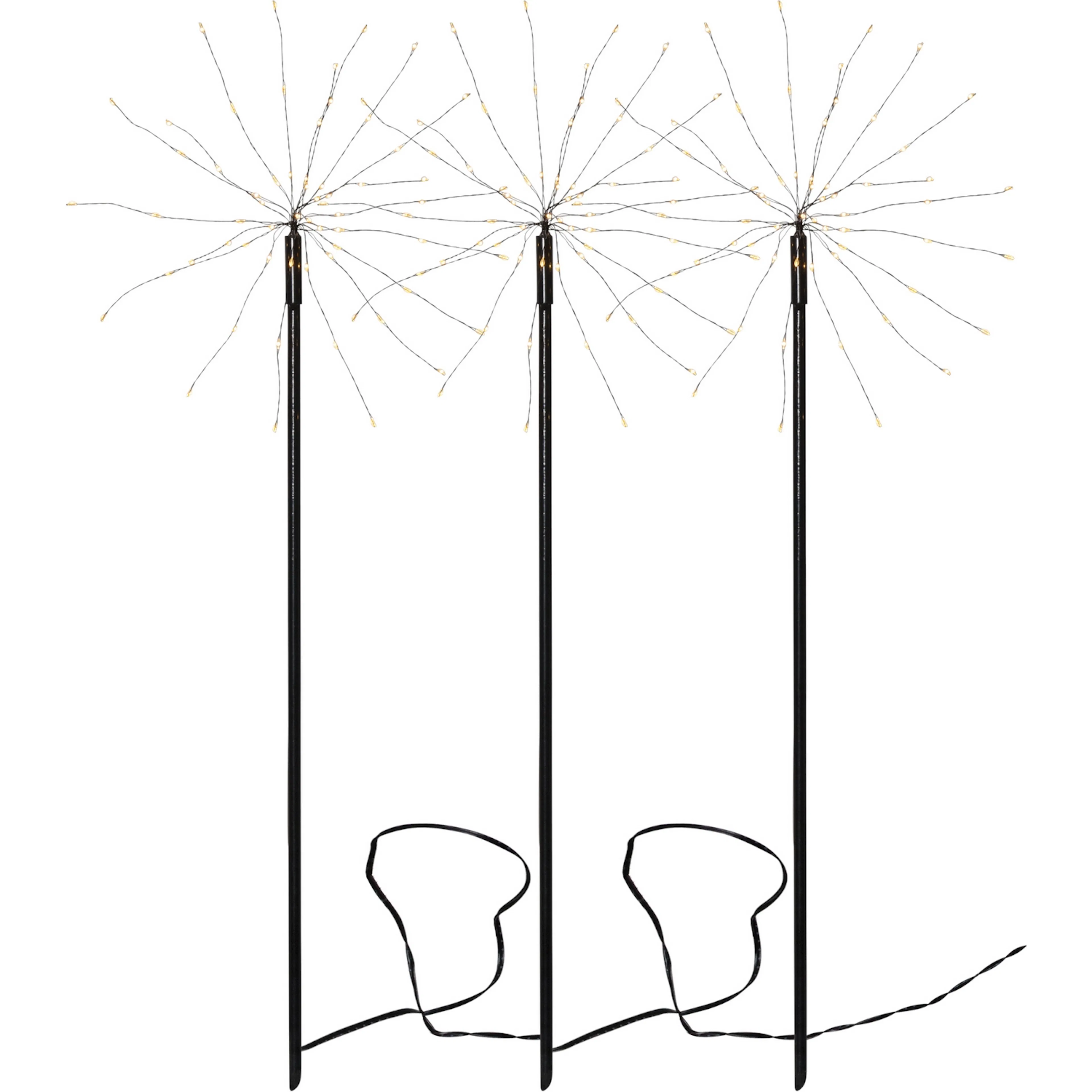 Firework pathfinder 3x60L, black/ww Varmhvit
