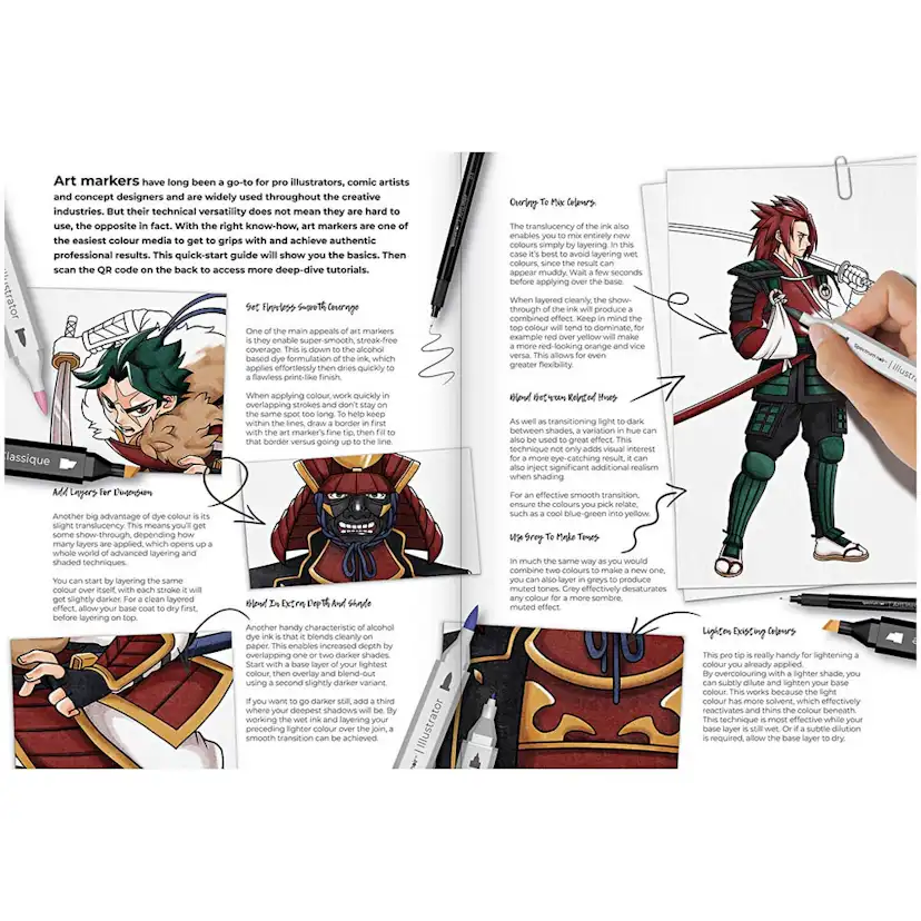 Hobbysett Creativ Company DIY Kit Illustrasjon Way of the Samurai