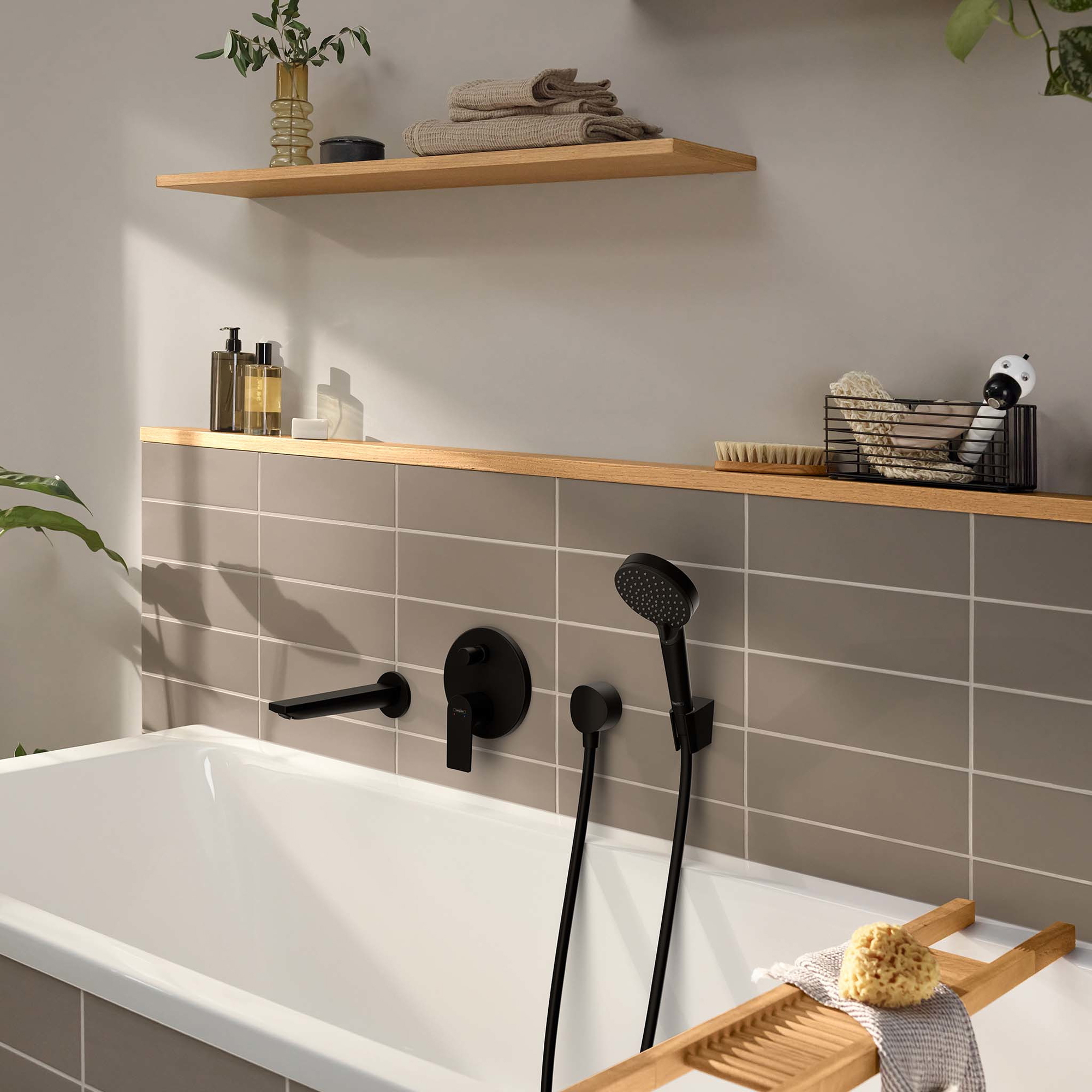 Badekartut Hansgrohe Rebris E Utløpstut