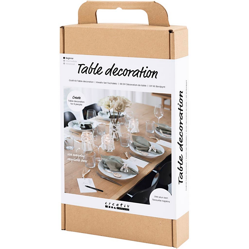 Hobbysett Creativ Company DIY Kit Bordpynt Pastellfarger