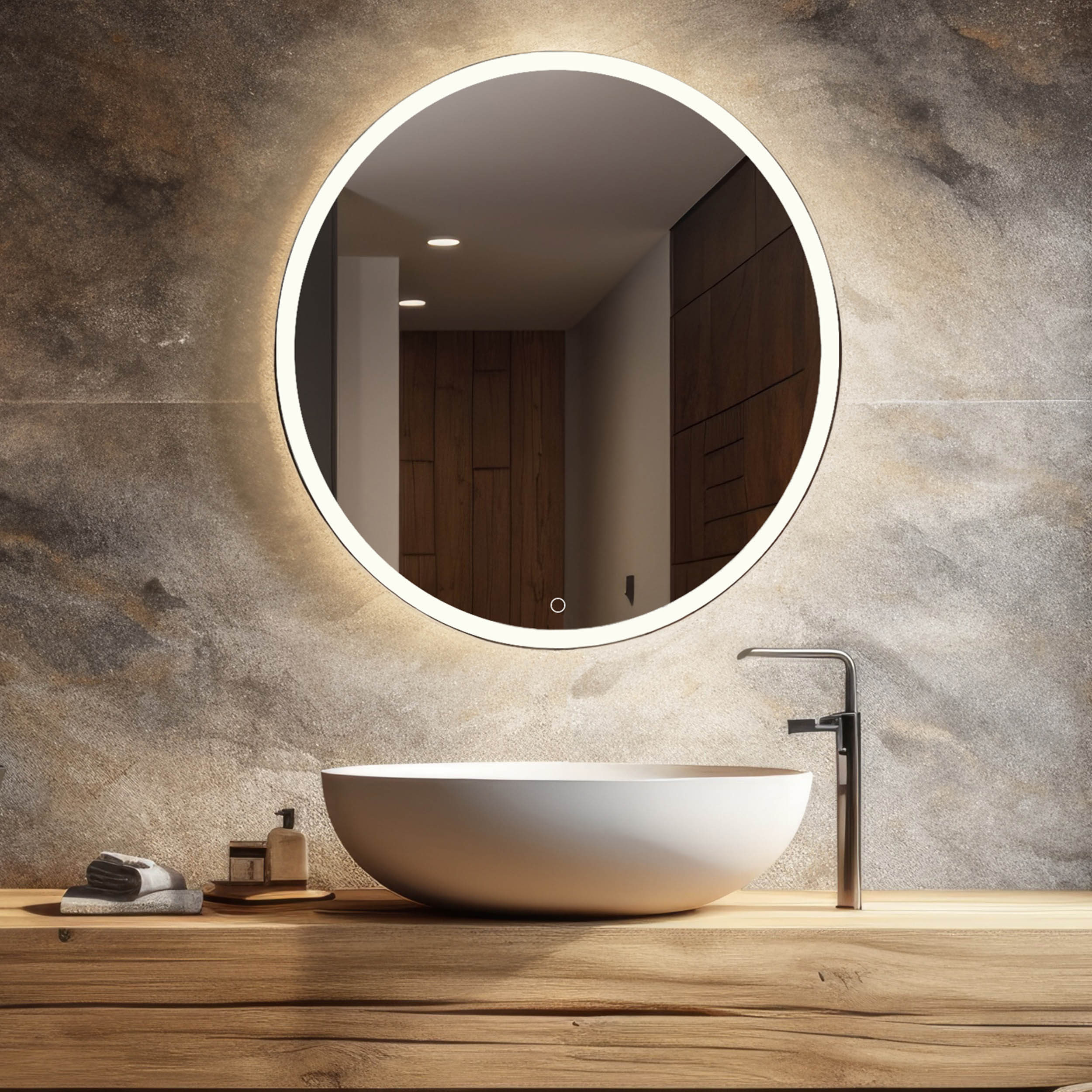 Speil Vidi Soft DUAL med LED-belysning