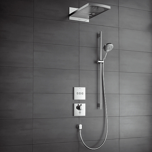 Avstängning- og Omkaster Hansgrohe ShowerSelect 3 Funksjoner
