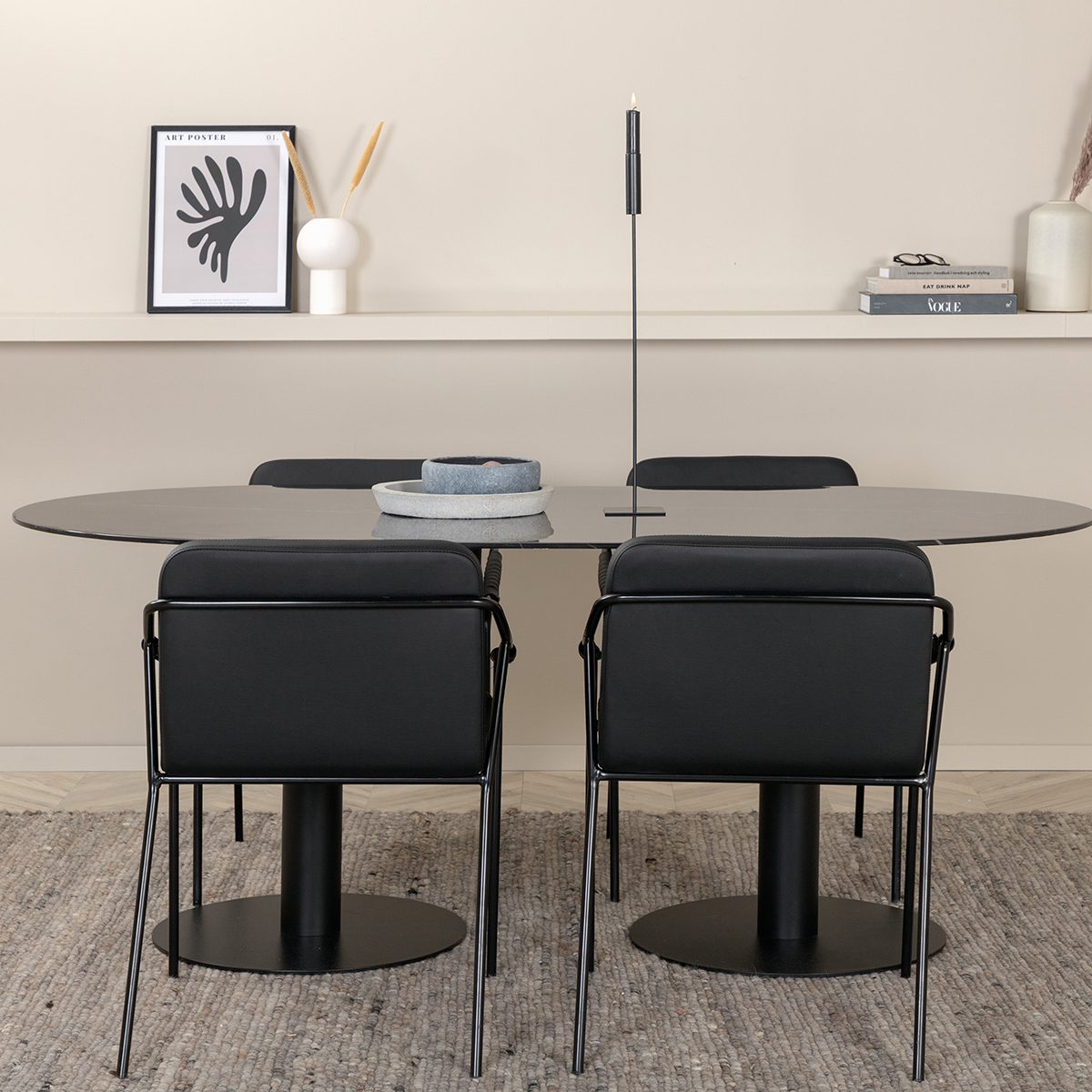 Spisegruppe Venture Home Oslo Spisebord og Tjärö Spisestol