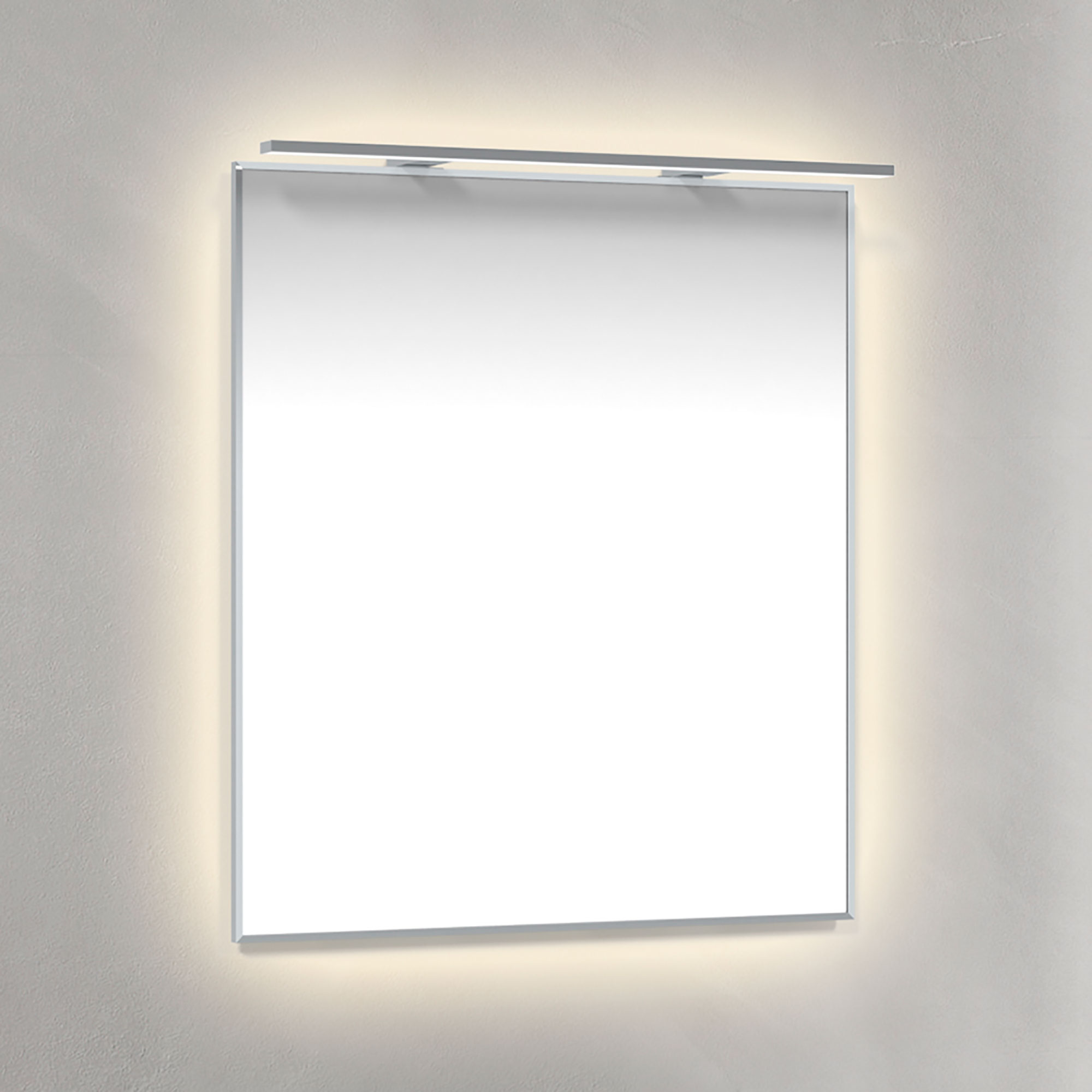 Speil Macro Design Crown Ambilight Ramp-belysning med Ramme