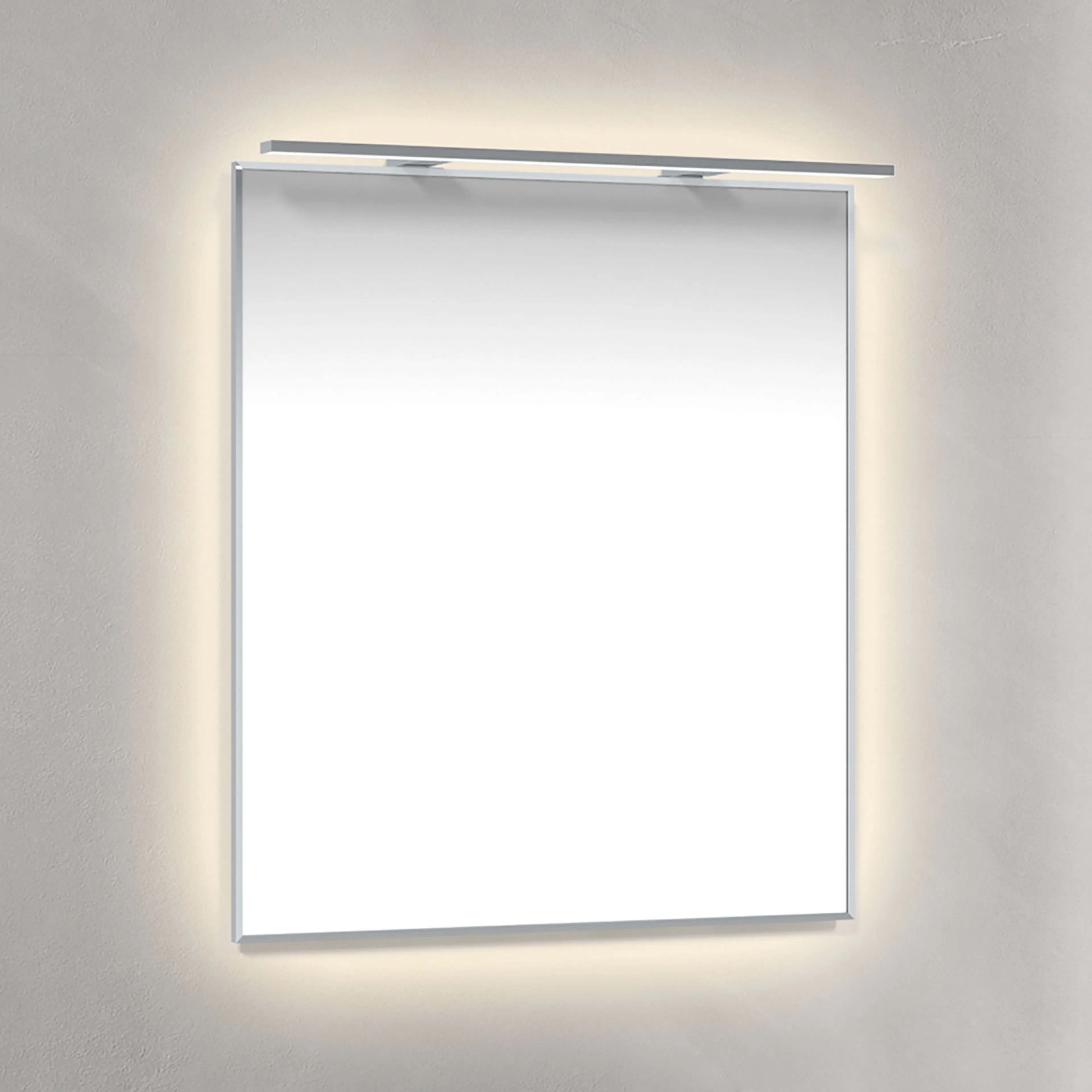 Speil Macro Design Crown Ambilight Ramp-belysning med Ramme