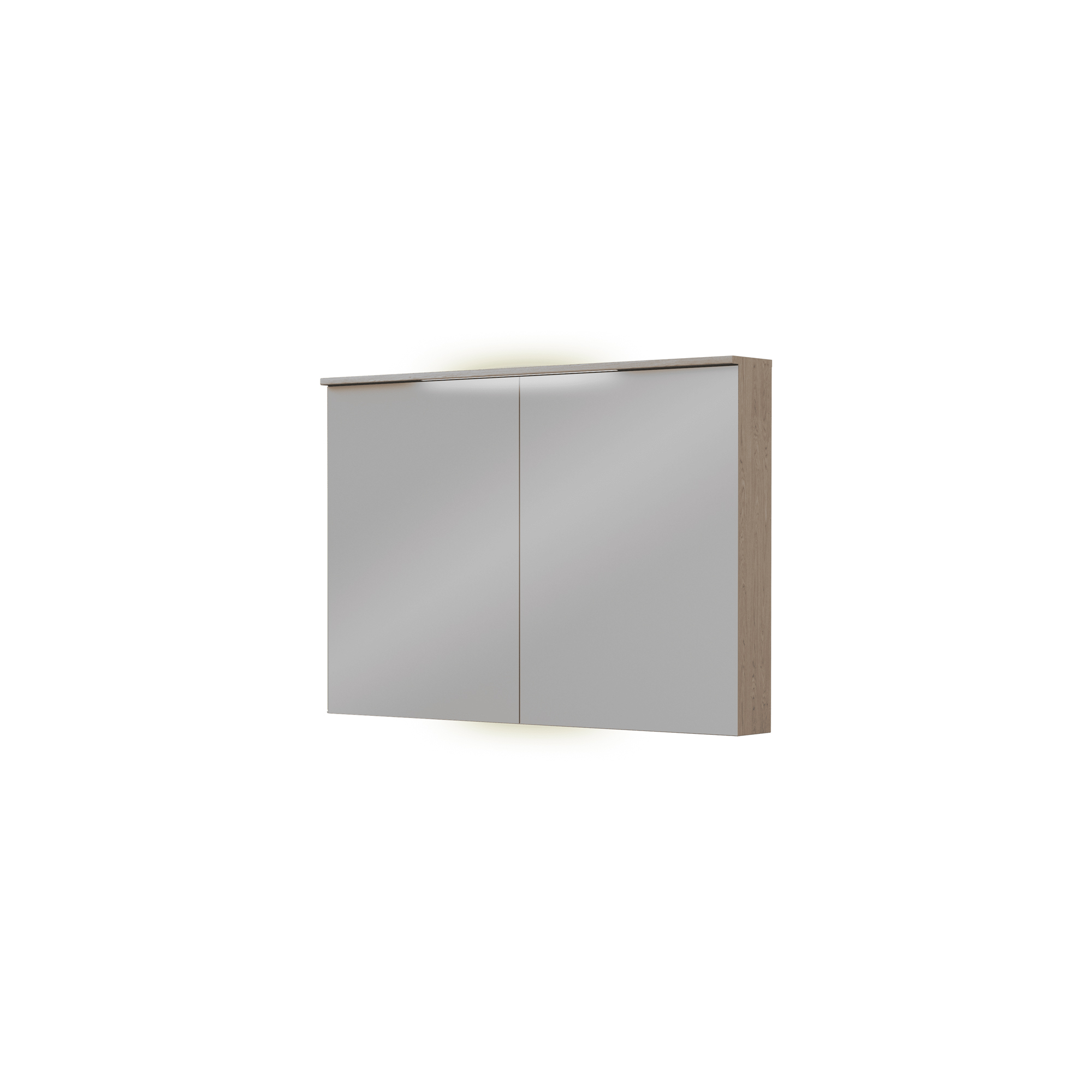 Speilskap FOSSBAD B120 D12 med Lystopp 60 + 60