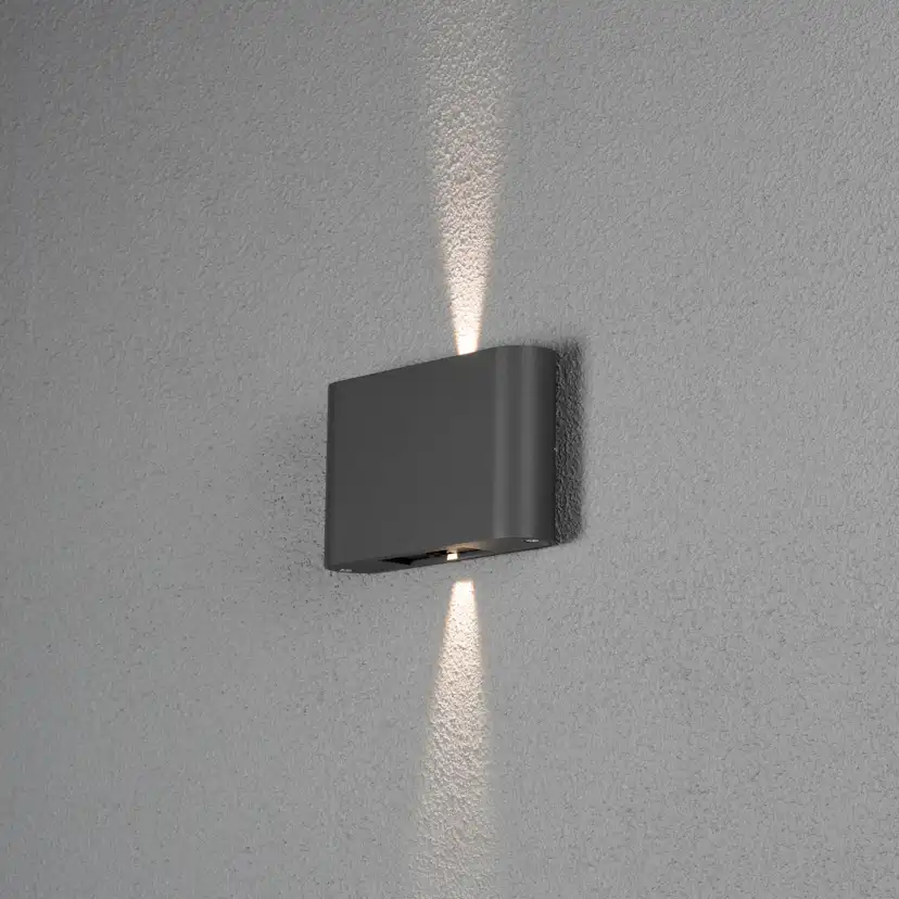 Vegglampe Gnosjö Konstsmide Chieri Justerbar Spredning LED 2X6W
