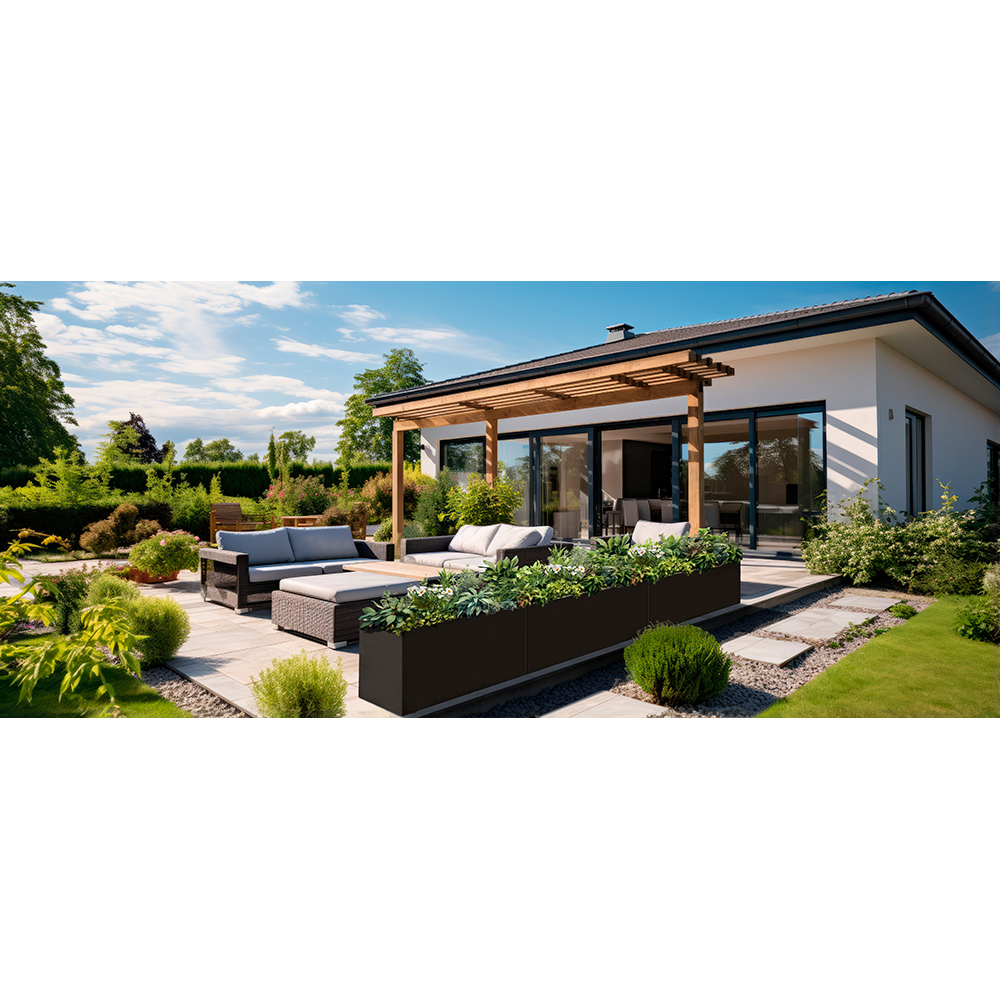 Krukke Skotte Garden Modulär Sort Rett