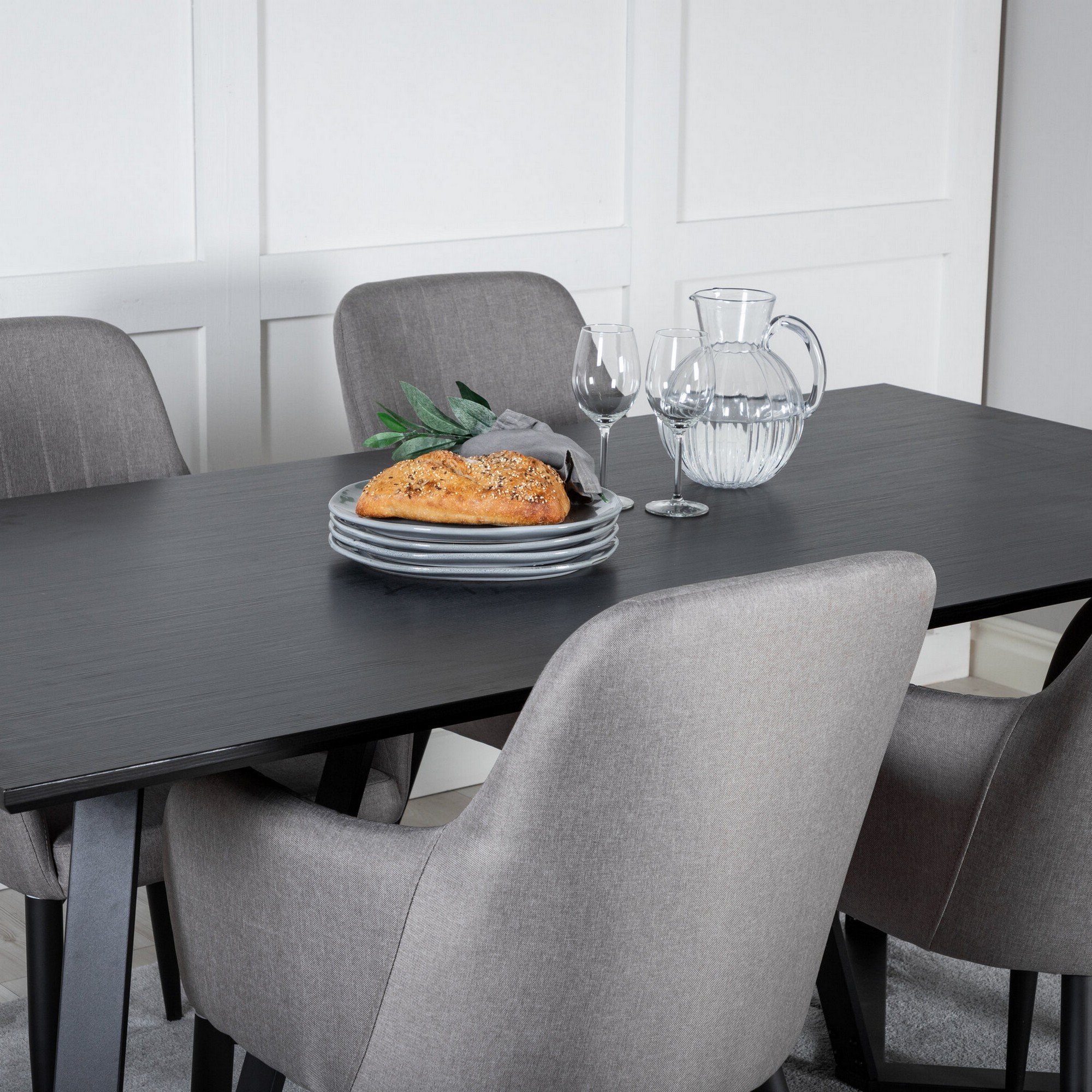 Spisegruppe Venture Home Marina med 4stk Comfort Stoler