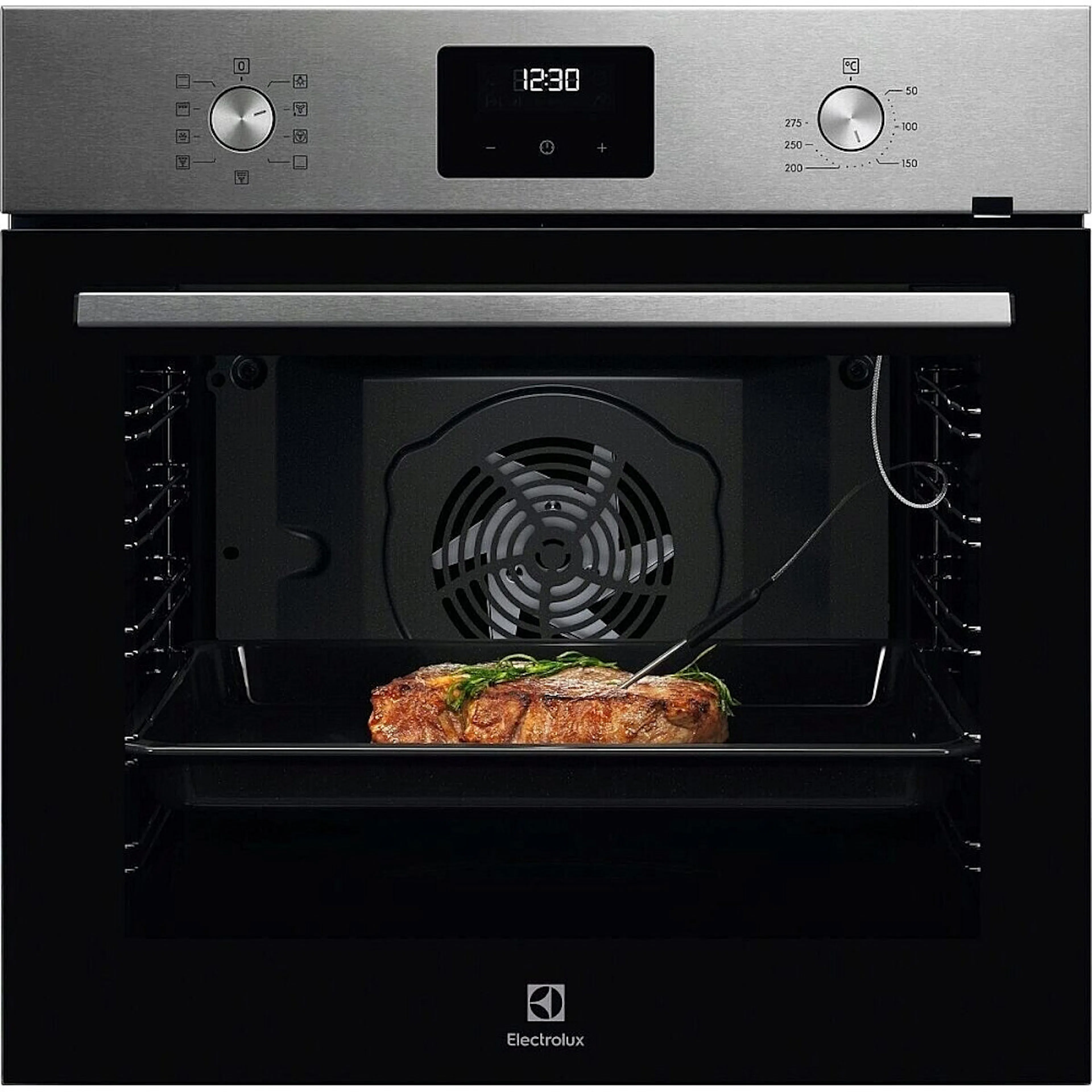 Innbyggingsovn Electrolux COB402X SenseCook® Sort med Smart Matlagingstermometer