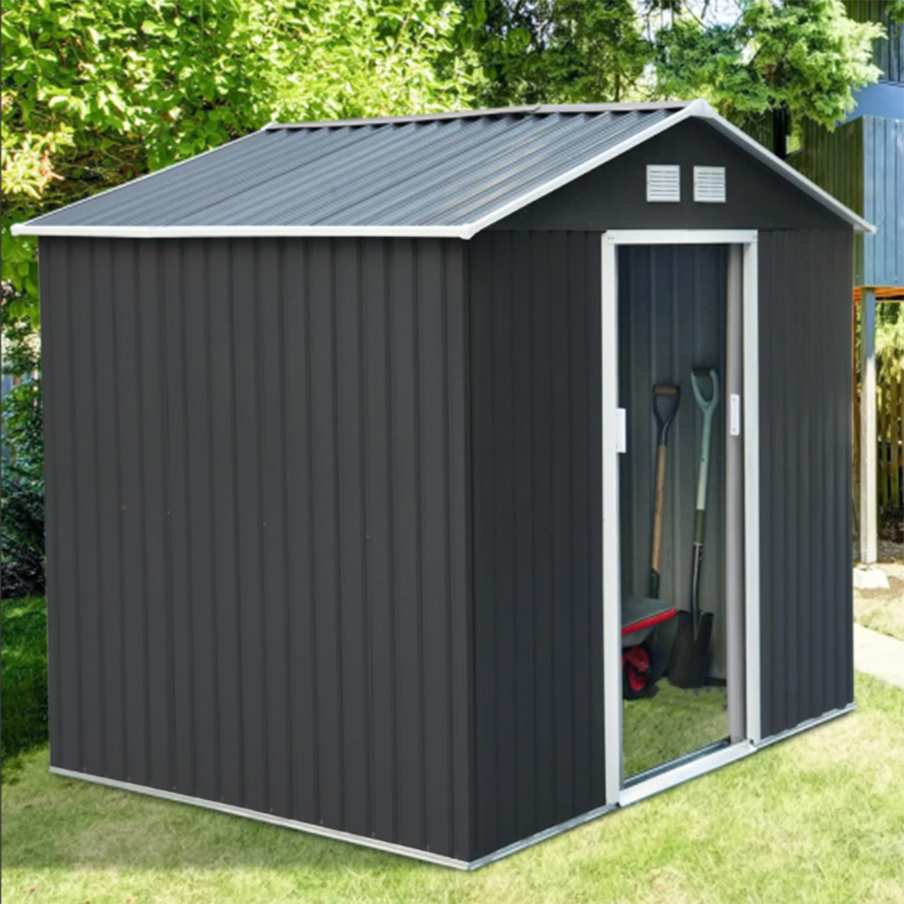 Redskapsbod Metalcraft 5,3m² med Dobbel Skyvedør