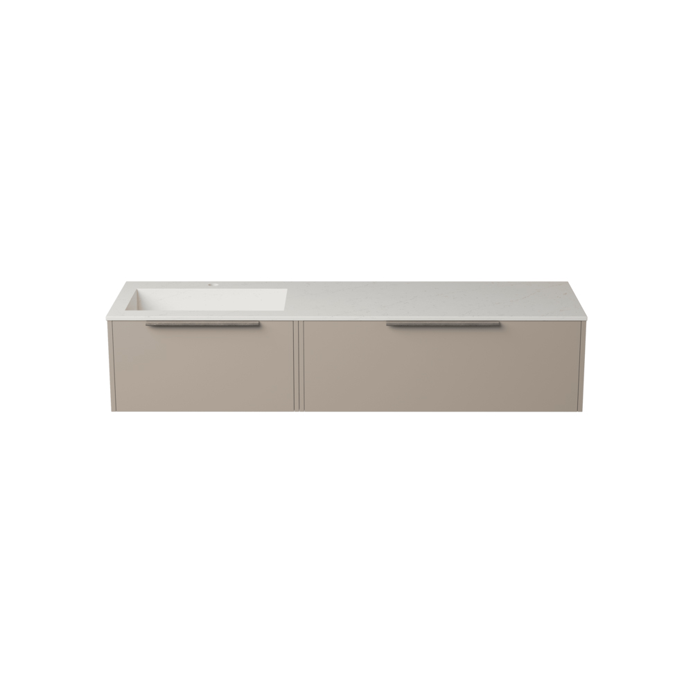 Servantskap FOSSBAD New Block B150 for Heldekkende Servant med Venstrekulp