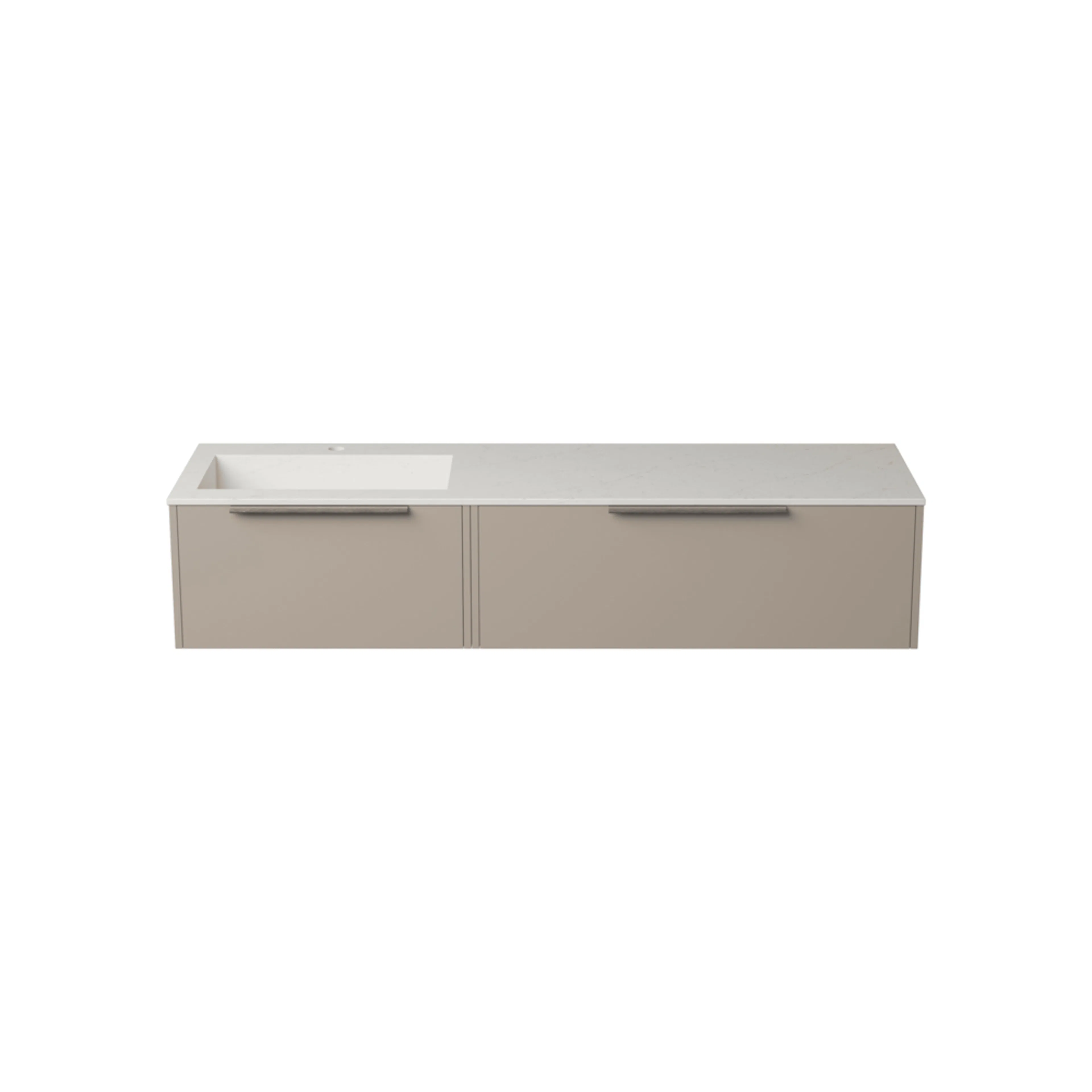 Servantskap FOSSBAD New Block B150 for Heldekkende Servant med Venstrekulp