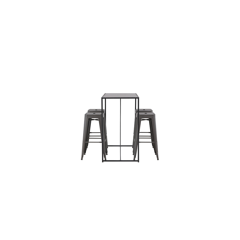 Spisegruppe Venture Home Brea med 4 Tempe Stoler