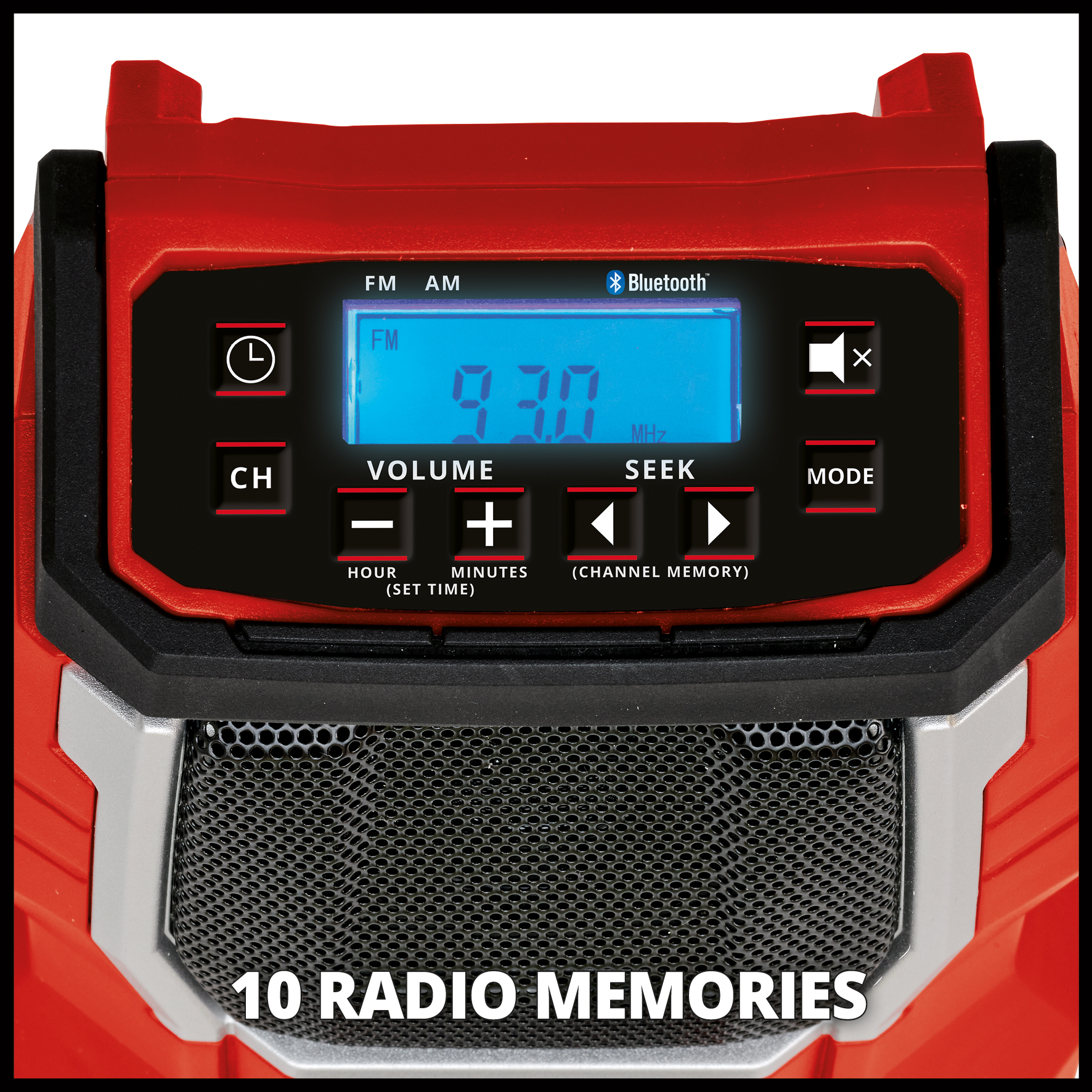 Radio Einhell TC-RA 18 Li BT - Solo Trådløs uten Batteri