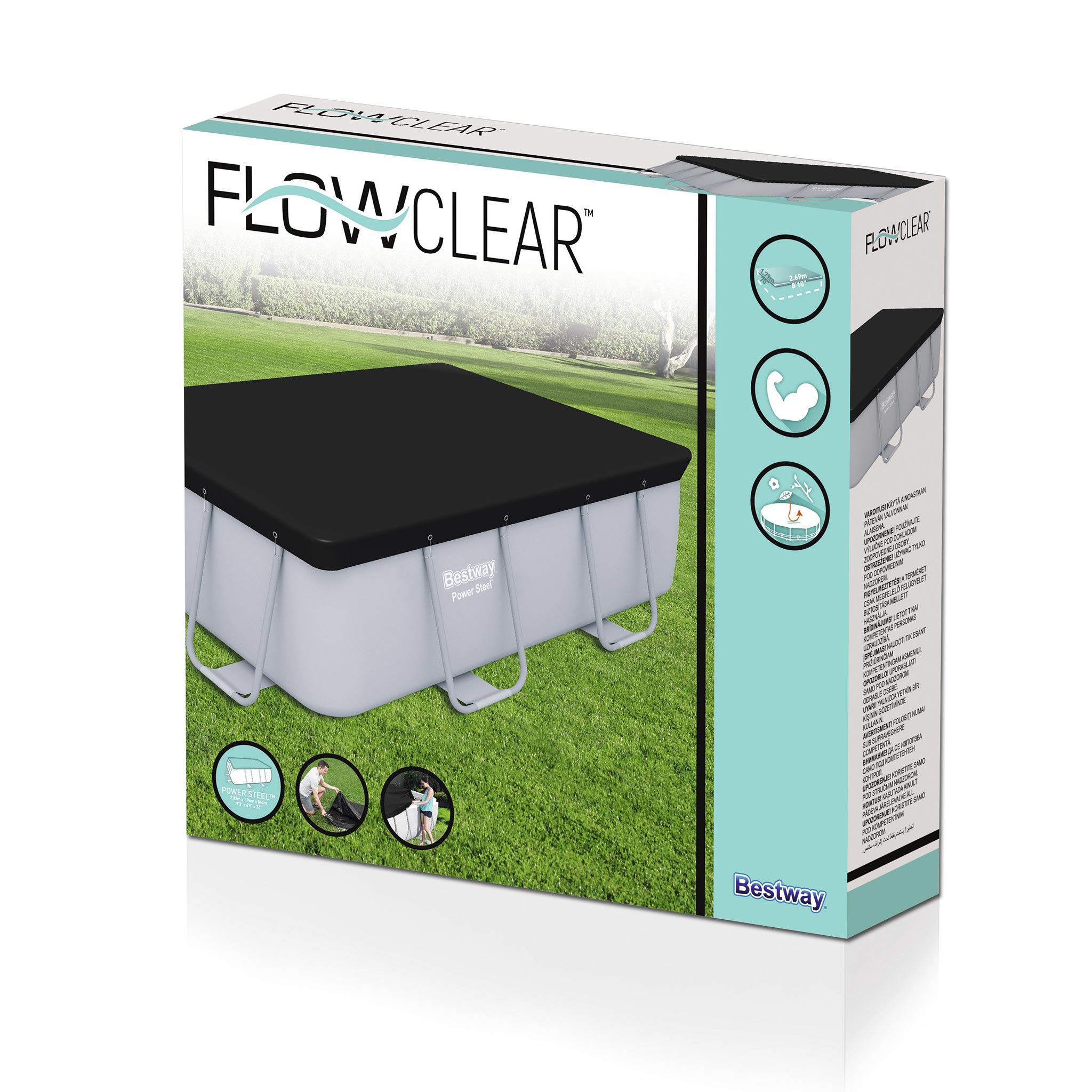 Bassengtrekk Bestway Flowclear 2,82 x 1,96 m