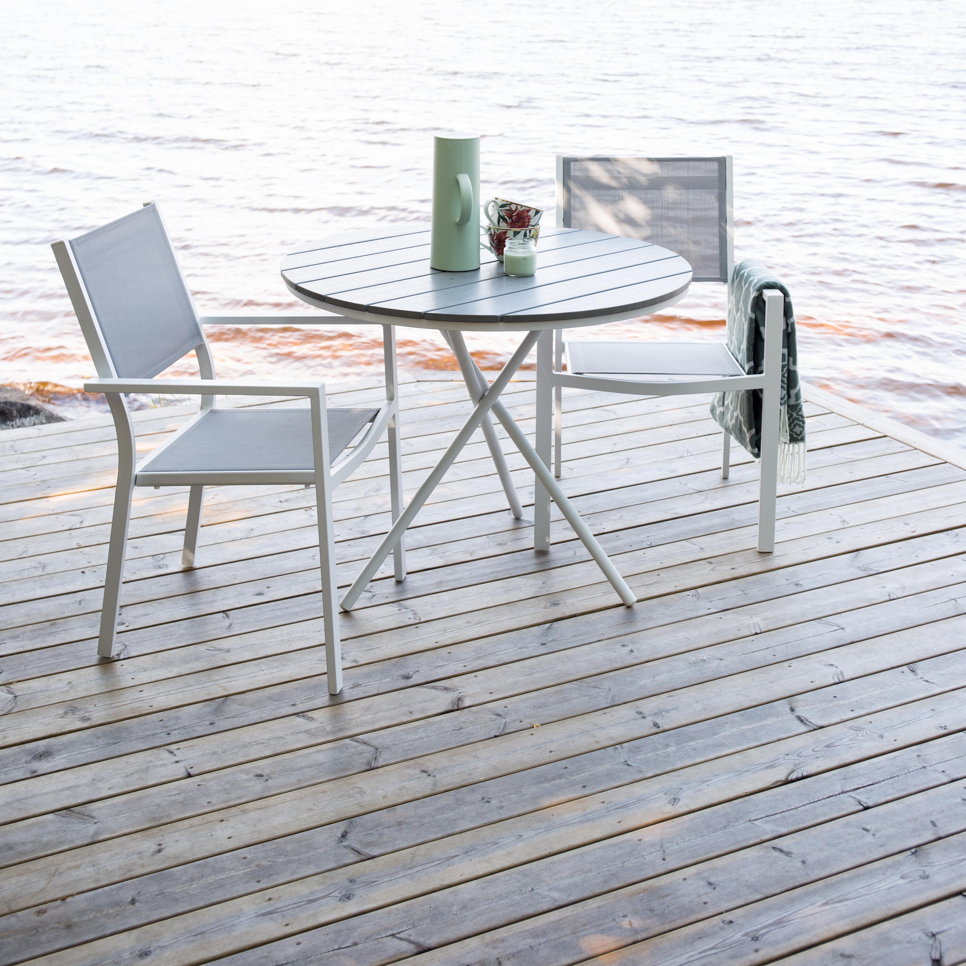 Cafégruppe Venture Home Pincy Ø 90 med 2 Copacabana Spisestoler