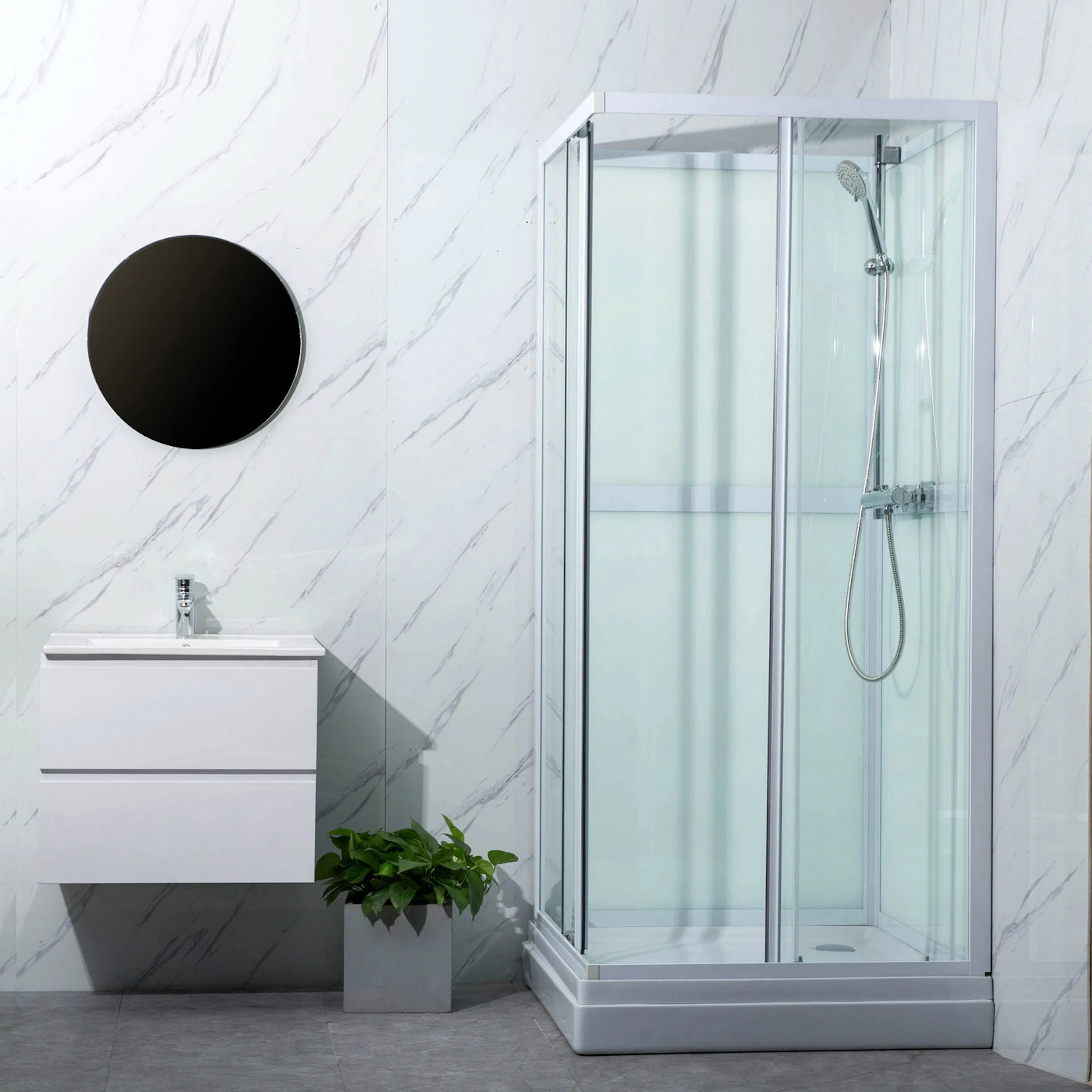 Dusjkabinett Bathlife Ideal 90x90 Rett