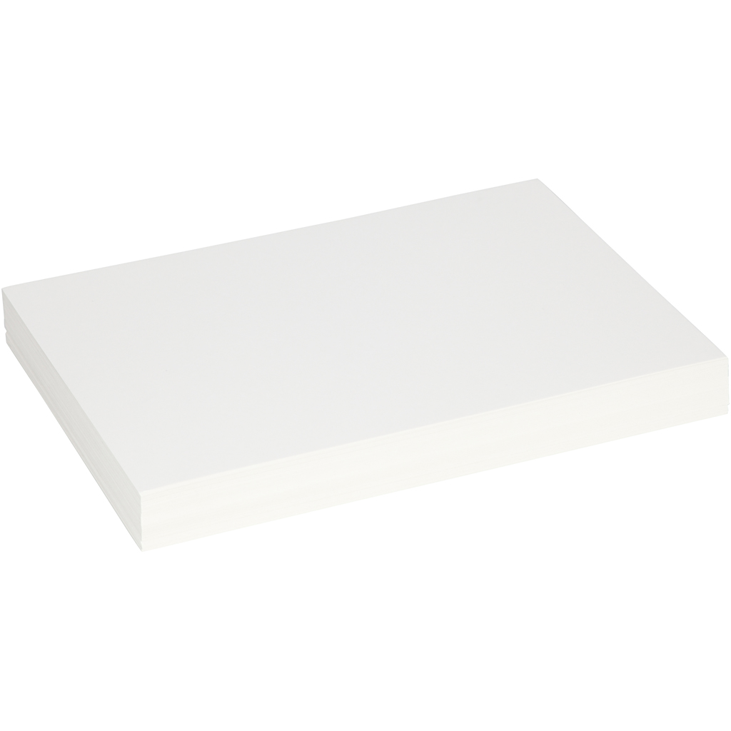 Brettekartong Creativ Company Hvit 25 5x36 cm 250 g 100 Ark/1 Pk