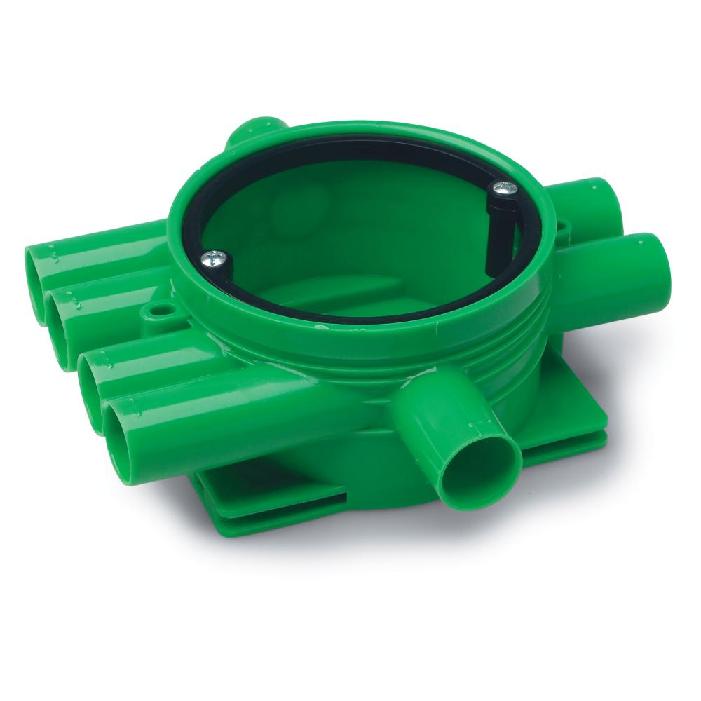 Koblingsboks Bårebo EDK-13 grønn enkel gips