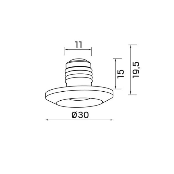 Spot Mini VP IP44 Vit Hvit