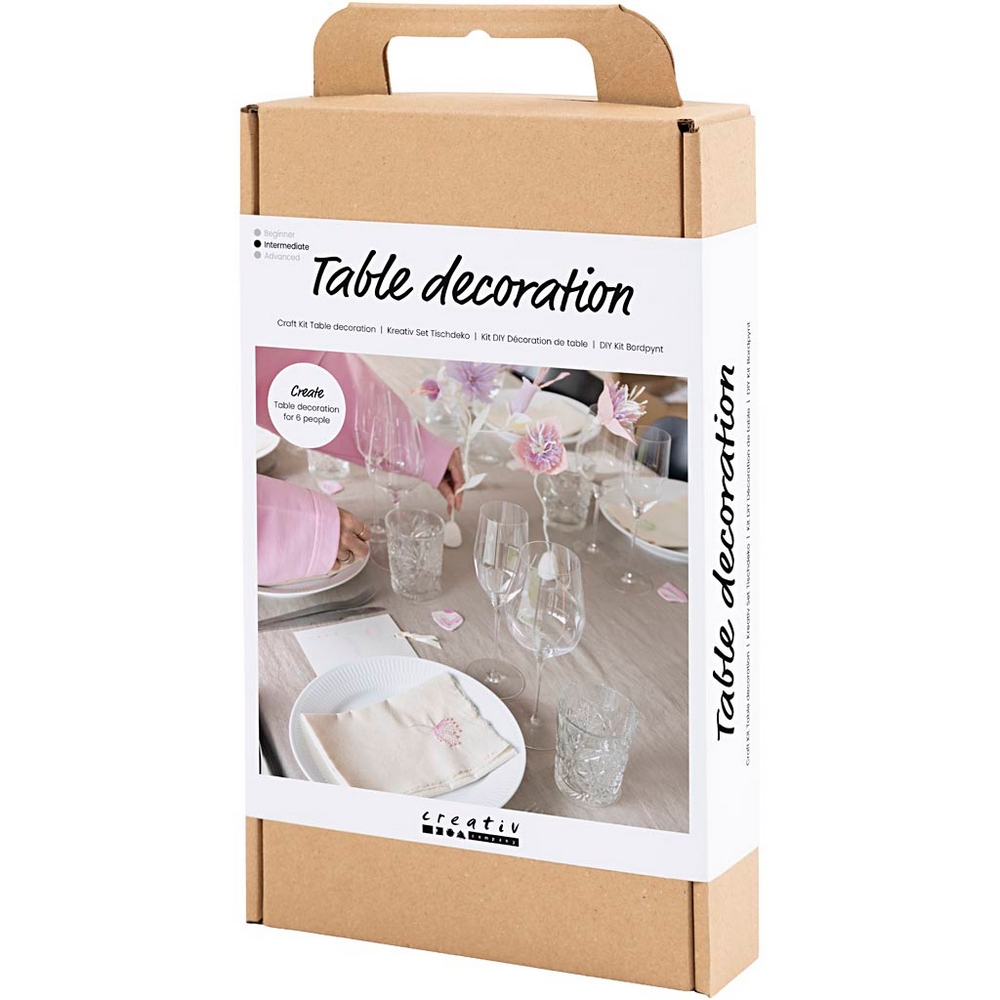Hobbysett Creativ Company DIY Kit Bordpynt Pastellfarger