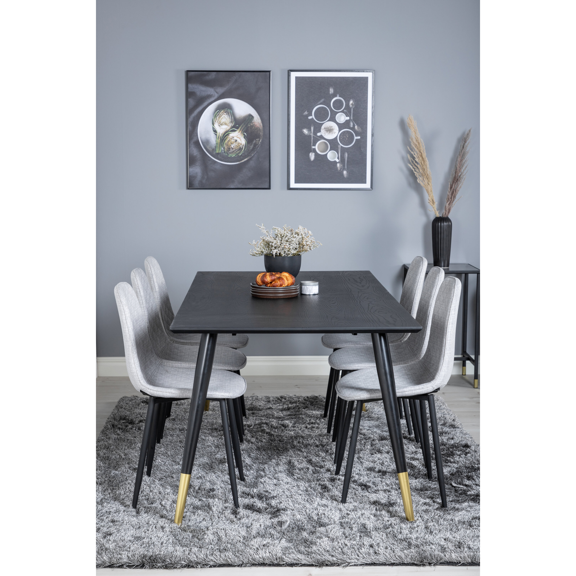 Spisegruppe Venture Home Dipp med 6 Polar Stitches Stoler