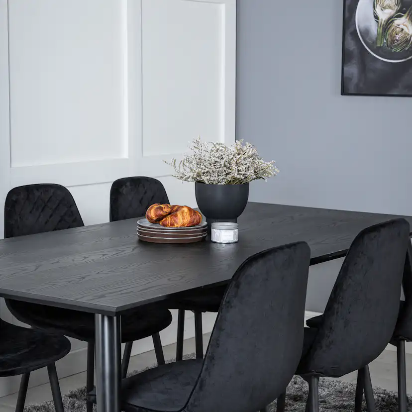 Spisegruppe Venture Home Dipp med 6 Polar Stitches Stoler