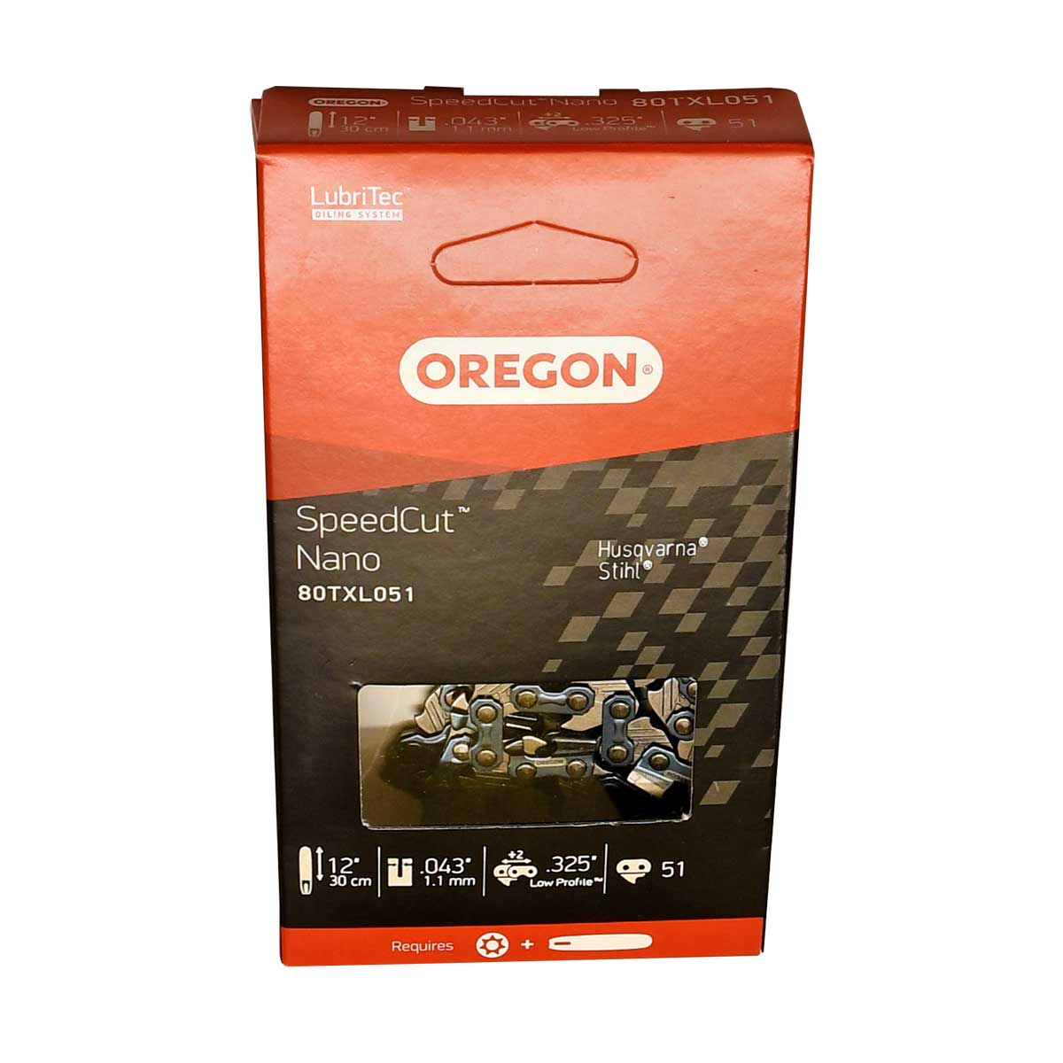 Kjede Oregon 80TXL 12 Tommer 1,1 Speedcut Nano 0,325