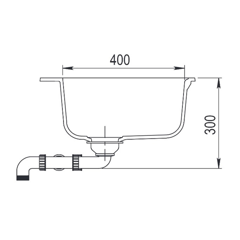 Kjøkkenvask Lavabo Saturn 86