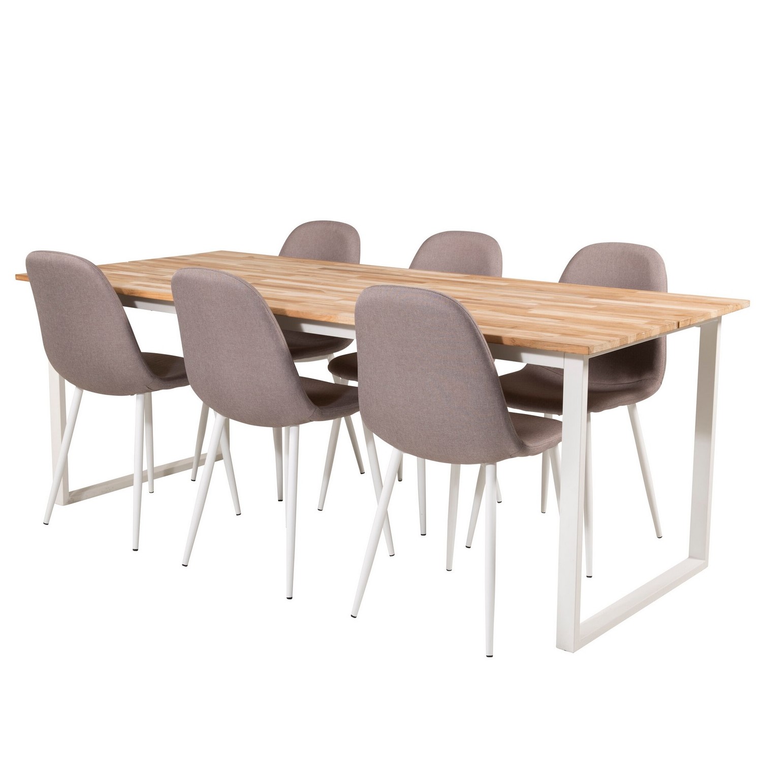 Spisegruppe Venture Home Cirebon med 6stk Polar Stoler
