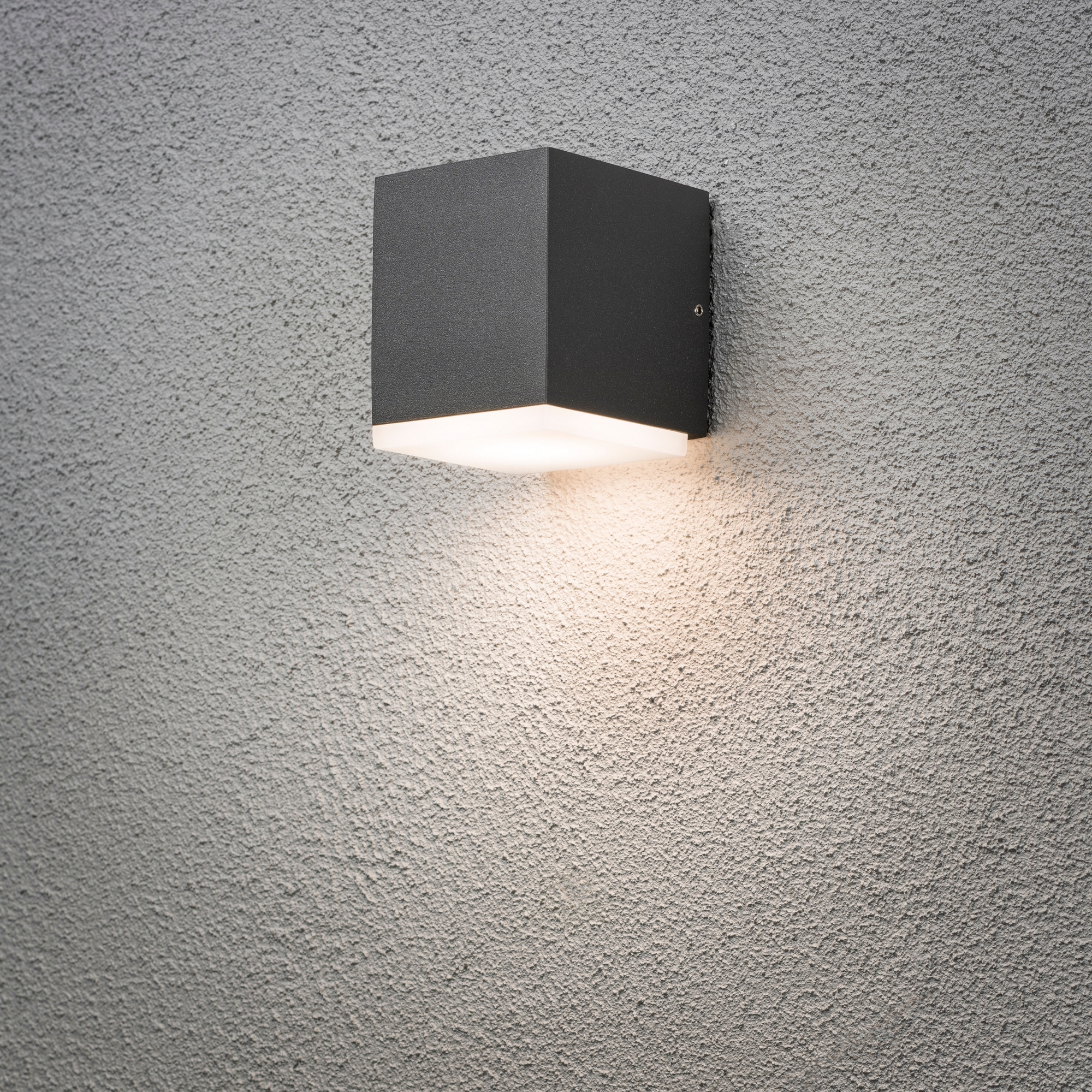 Vegglampe Gnosjö Konstsmide Monza Kub High Power LED
