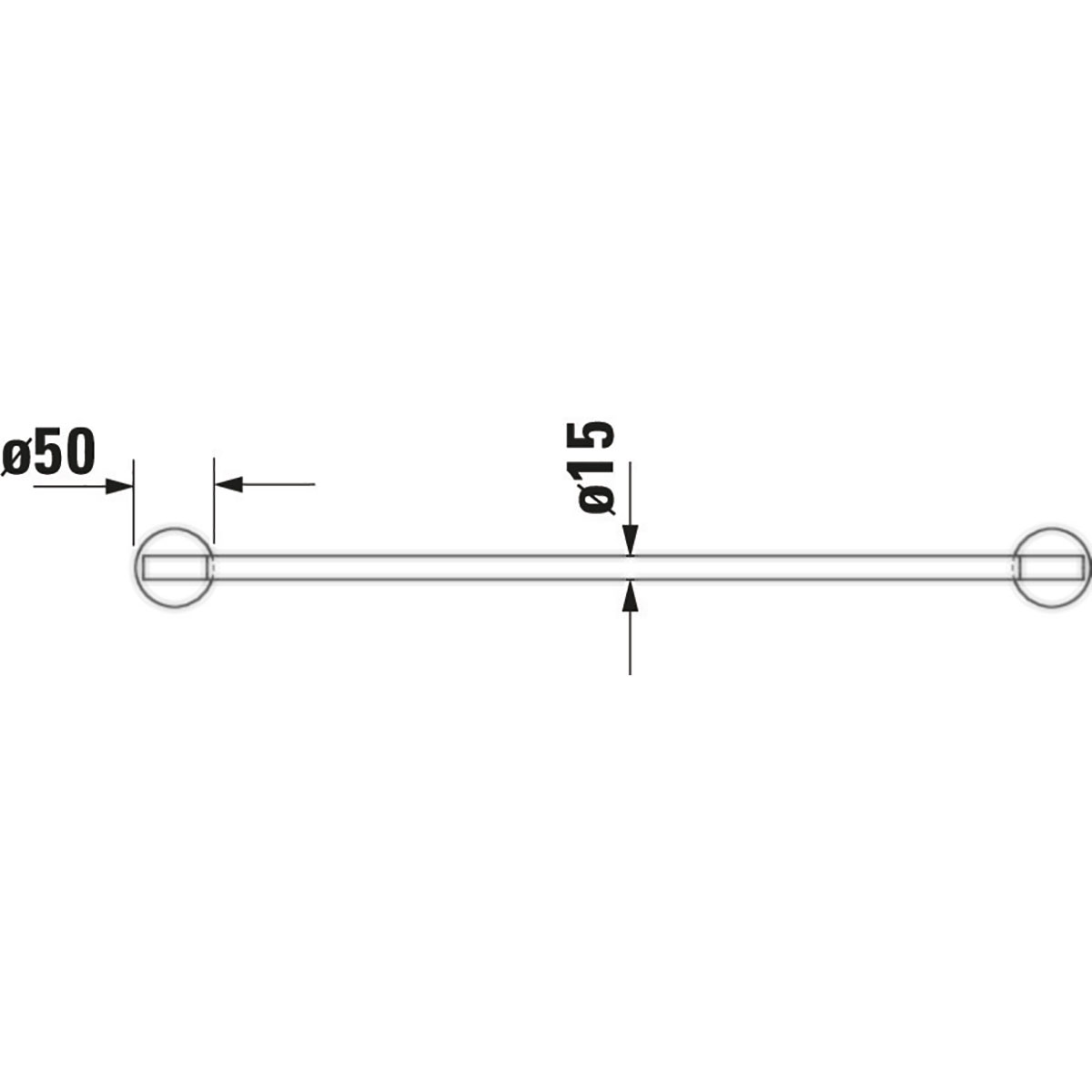 Handduksstång Duravit Starck T 00994