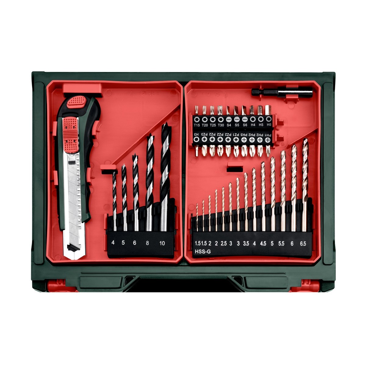 Batteridrill Metabo PowerMaxx BS Basic Workshop Sett