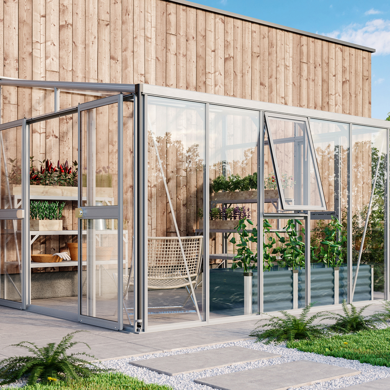 Drivhus Vitavia Helena Vegg 8,88 kvm