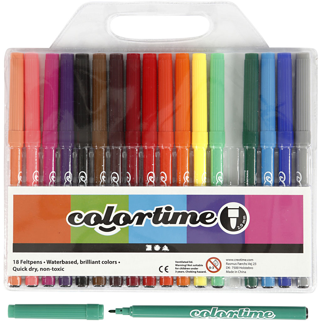 Tusjpenner Creativ Company Colortime Strek 2 mm