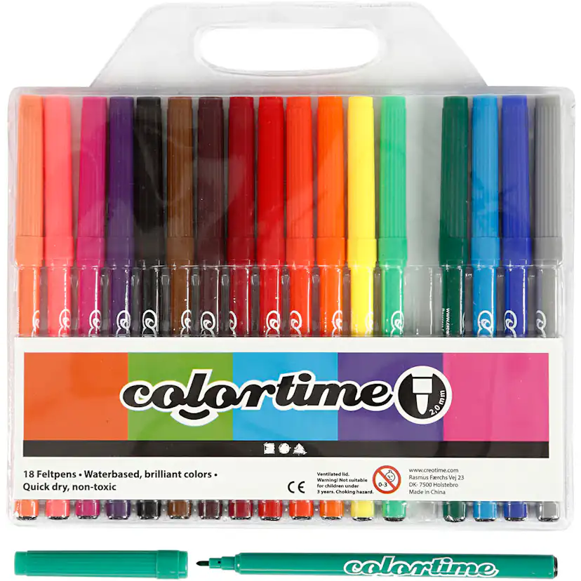 Tusjpenner Creativ Company Colortime Strek 2 mm