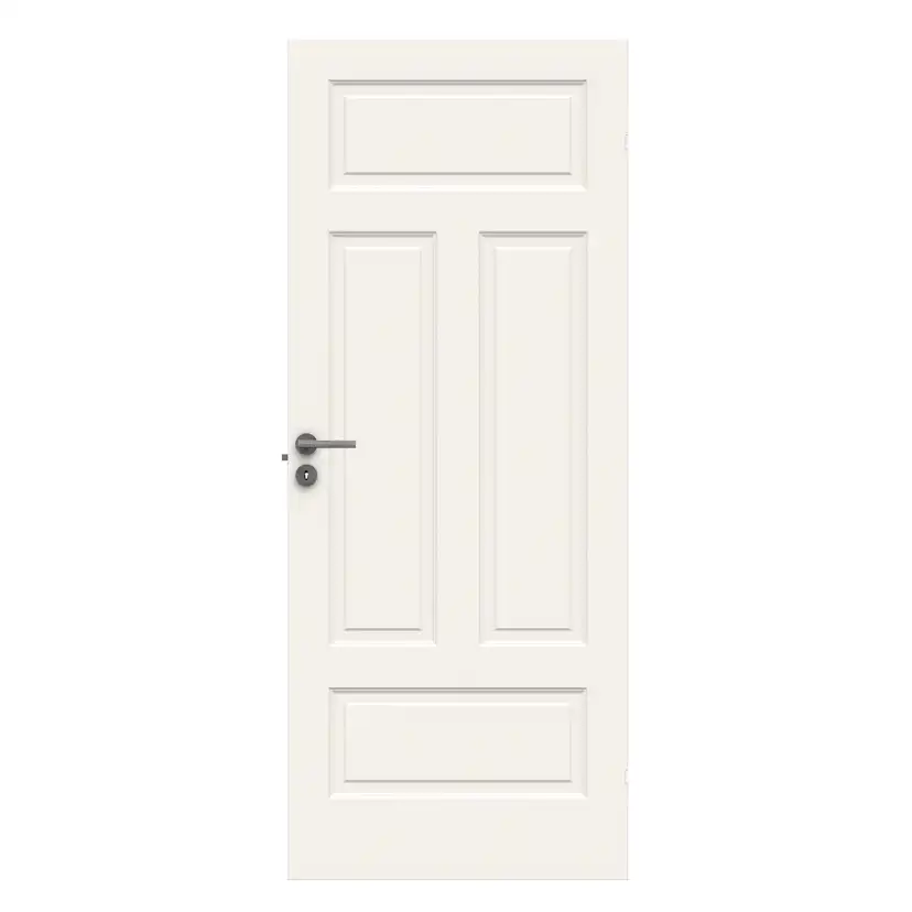 Dørblad Compact 04n 8x21 Hvit Massiv Formpresset