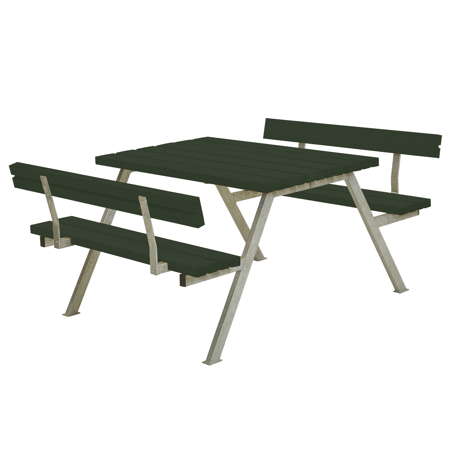 Piknikbord PLUS Alpha 118 cm Grønn