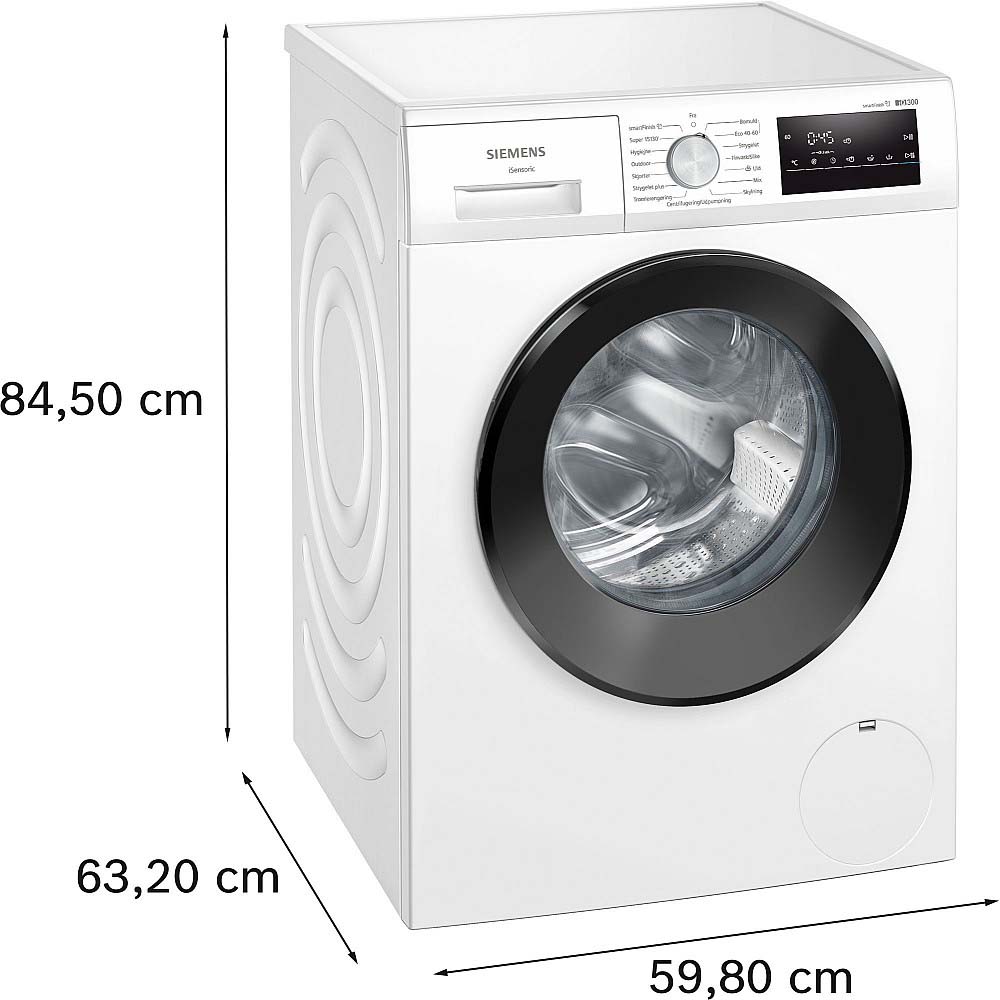 Frontmatad tvättmaskin Siemens WM14N29PDN