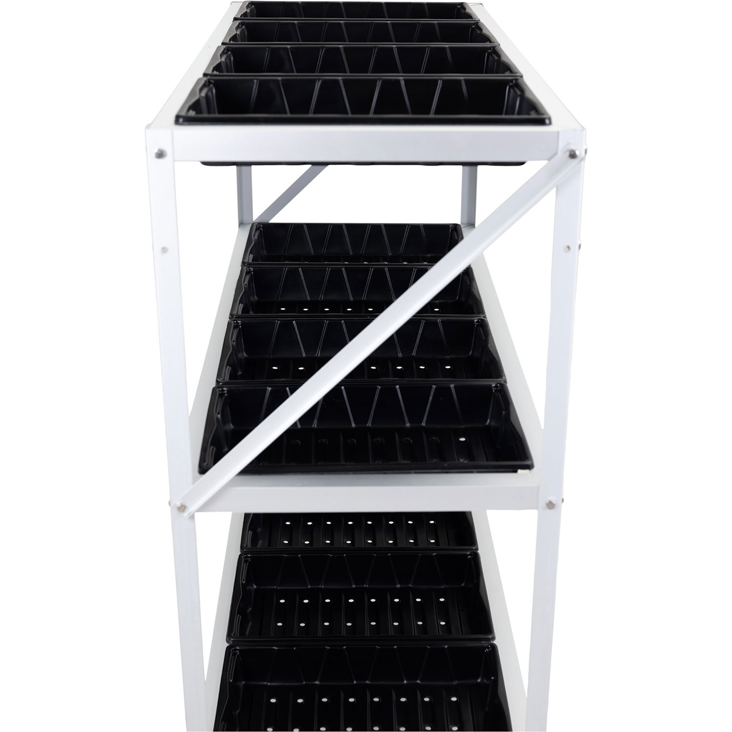 Drivhusbord Metalcraft 113cm med planleggingsskuffer