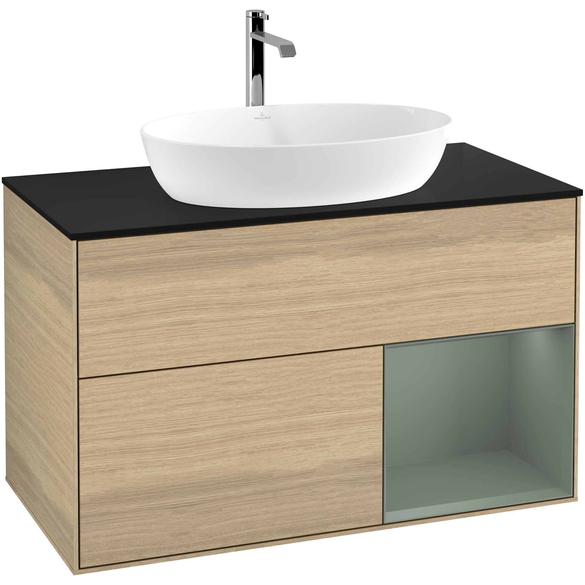 Tvättställsskåp Villeroy & Boch Finion med 2 Lådor Hylla och Bänkskiva för Fristående Tvättställ från Artis & Collaro