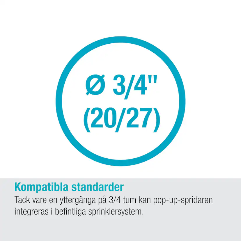Vannspreder Gardena Pop-up Sprinkler MD40/300