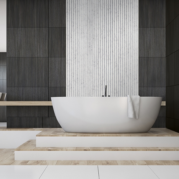 Fibrotech STONE 244 - Marble White Stone Hvit, Marble white Stone