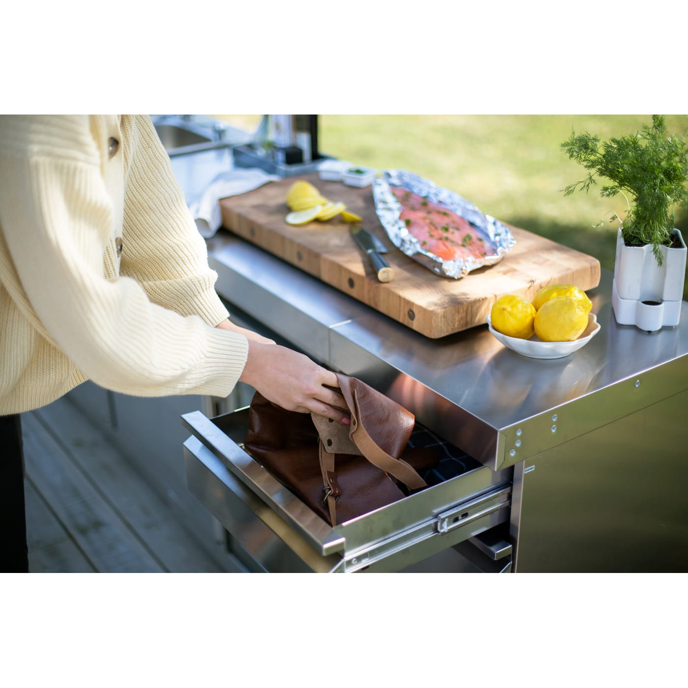 Skuffemodul Myoutdoorkitchen Stainless Collection