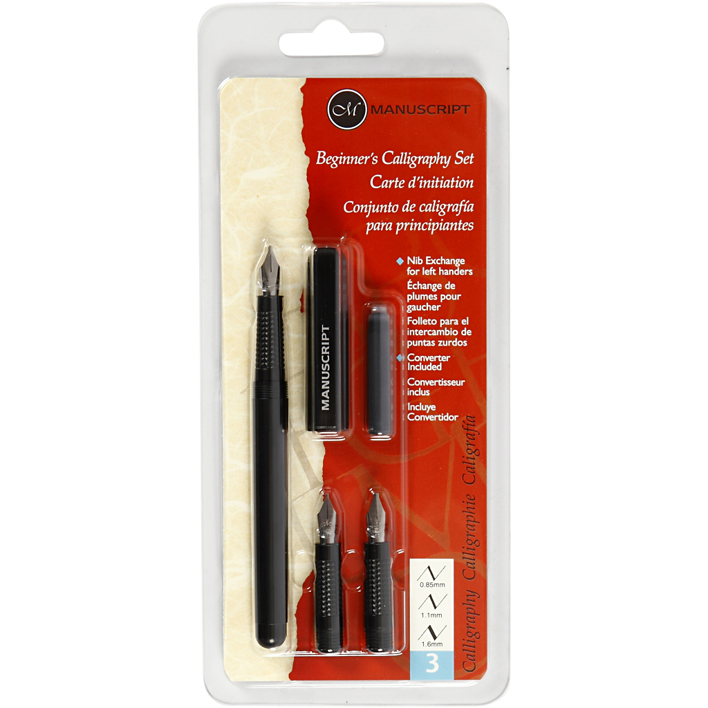 Kalligrafipenner Creativ Company Begynnersett 1 Sett